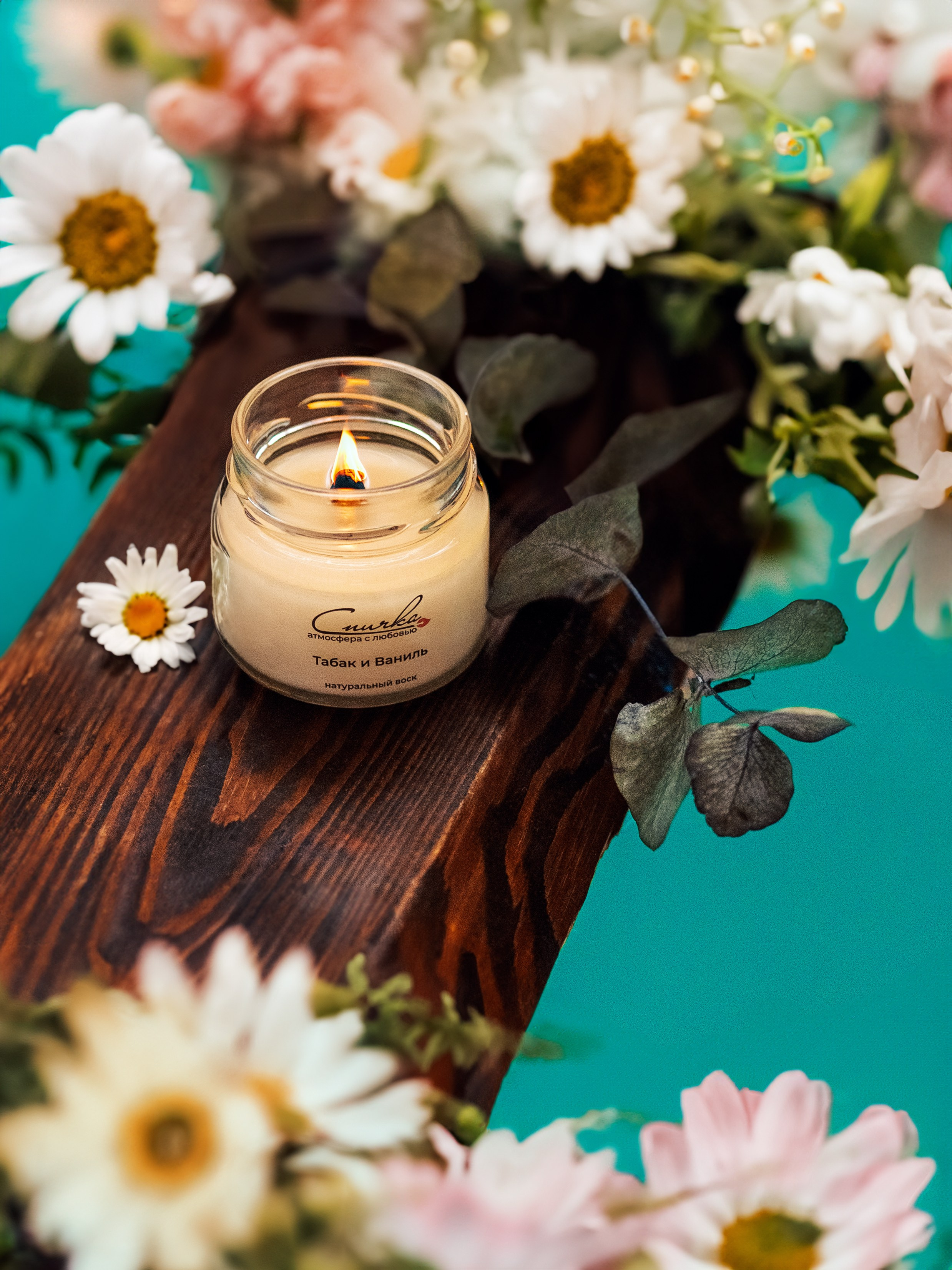 Съемка свечей для маркетплейсов в фотостудии Казань