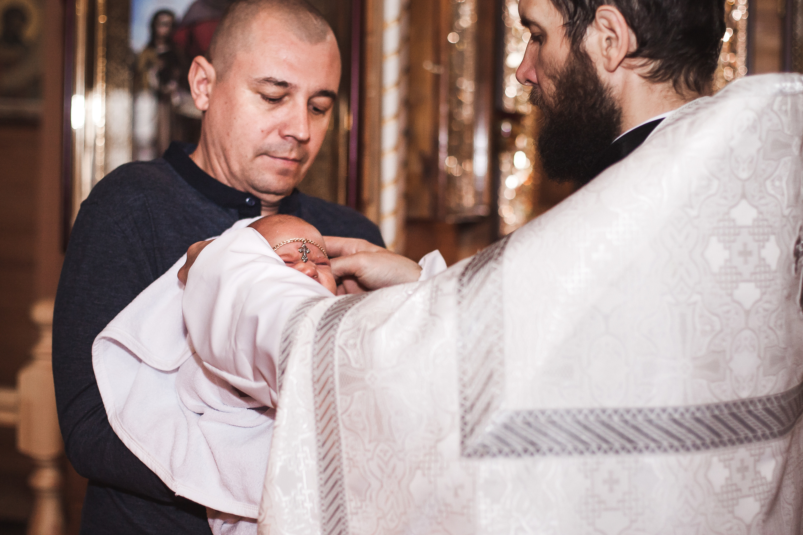 Крещение Анны. Фотограф новорожденных в Брянске Анжелика Прохоренкова