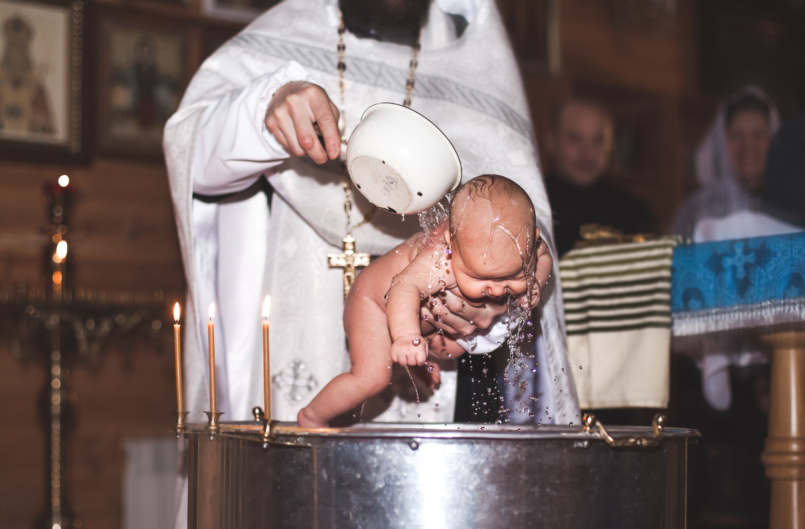 Крещение Анны. Фотограф новорожденных в Брянске Анжелика Прохоренкова
