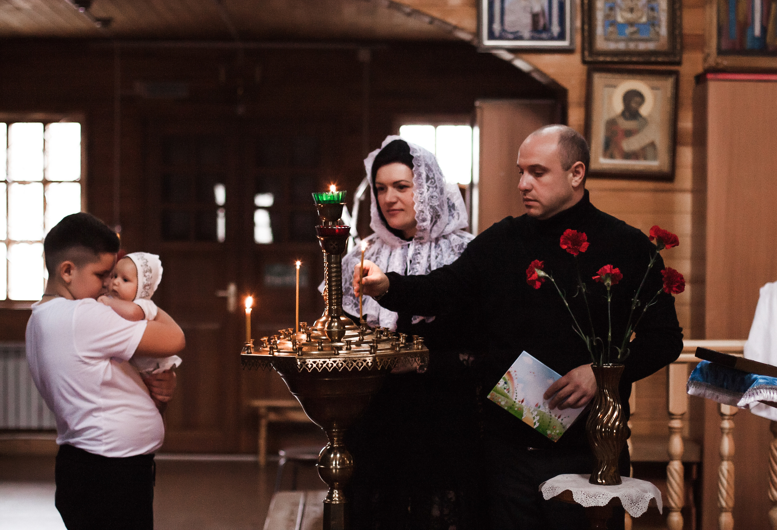 Крещение Анны. Фотограф новорожденных в Брянске Анжелика Прохоренкова