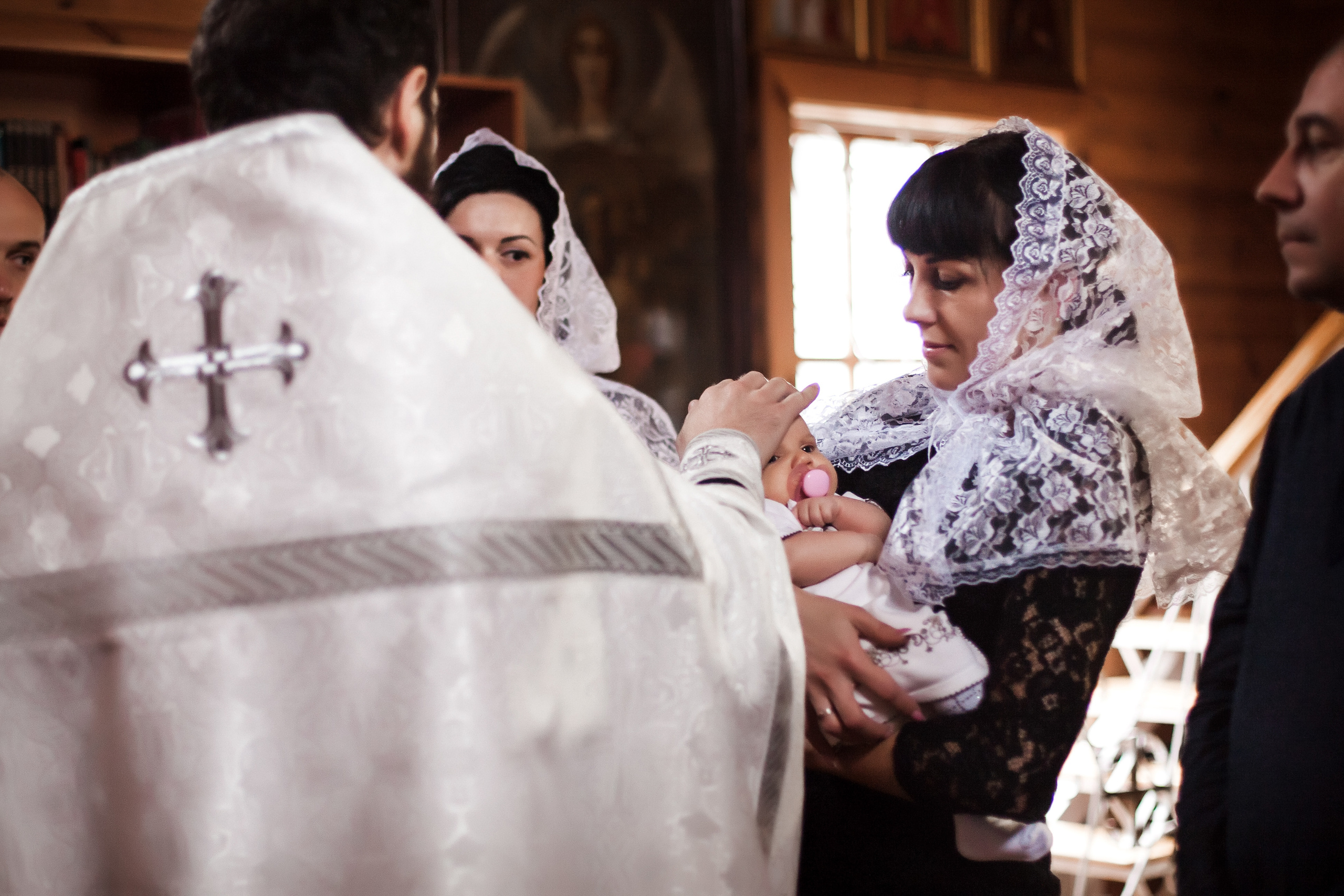 Крещение Анны. Фотограф новорожденных в Брянске Анжелика Прохоренкова