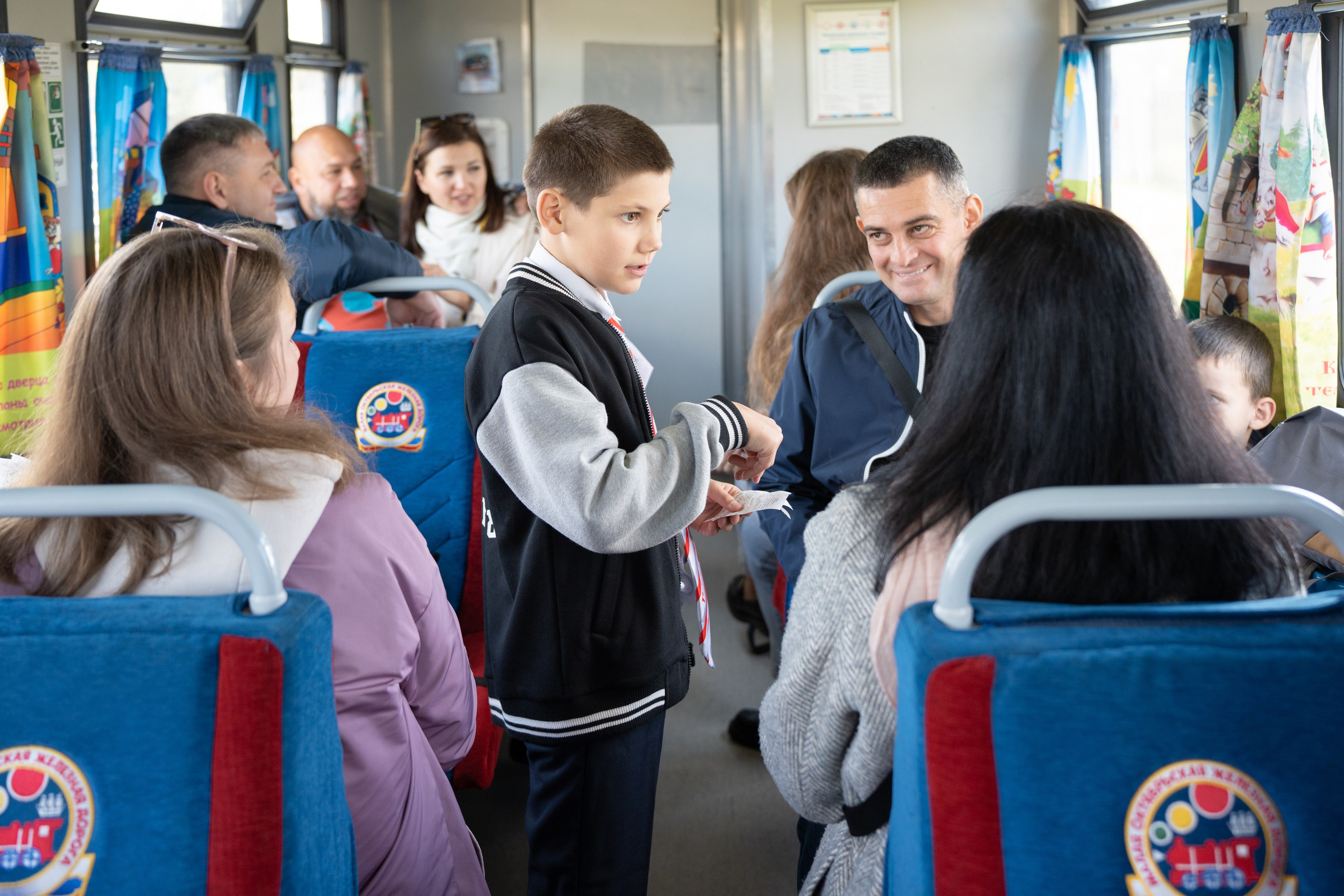 Малая Октябрьская детская железная дорога. Фотограф Мария Ковкова