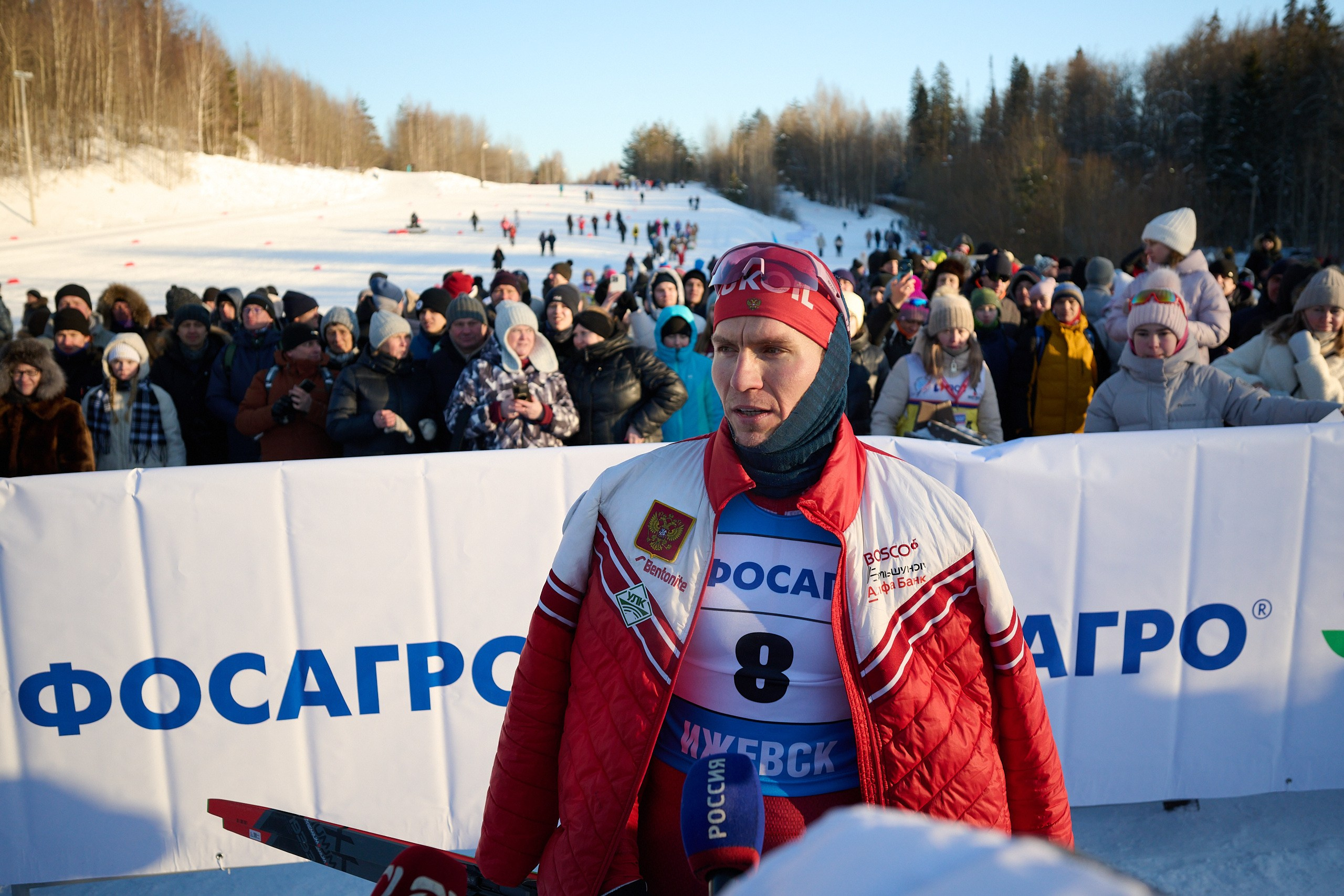 VI этап ФосАгро Кубка России по лыжным гонкам. Спринт. Ижевск 25.01.2025. Спортивный репортажный фотограф в Ижевске Сергей Мерзляков