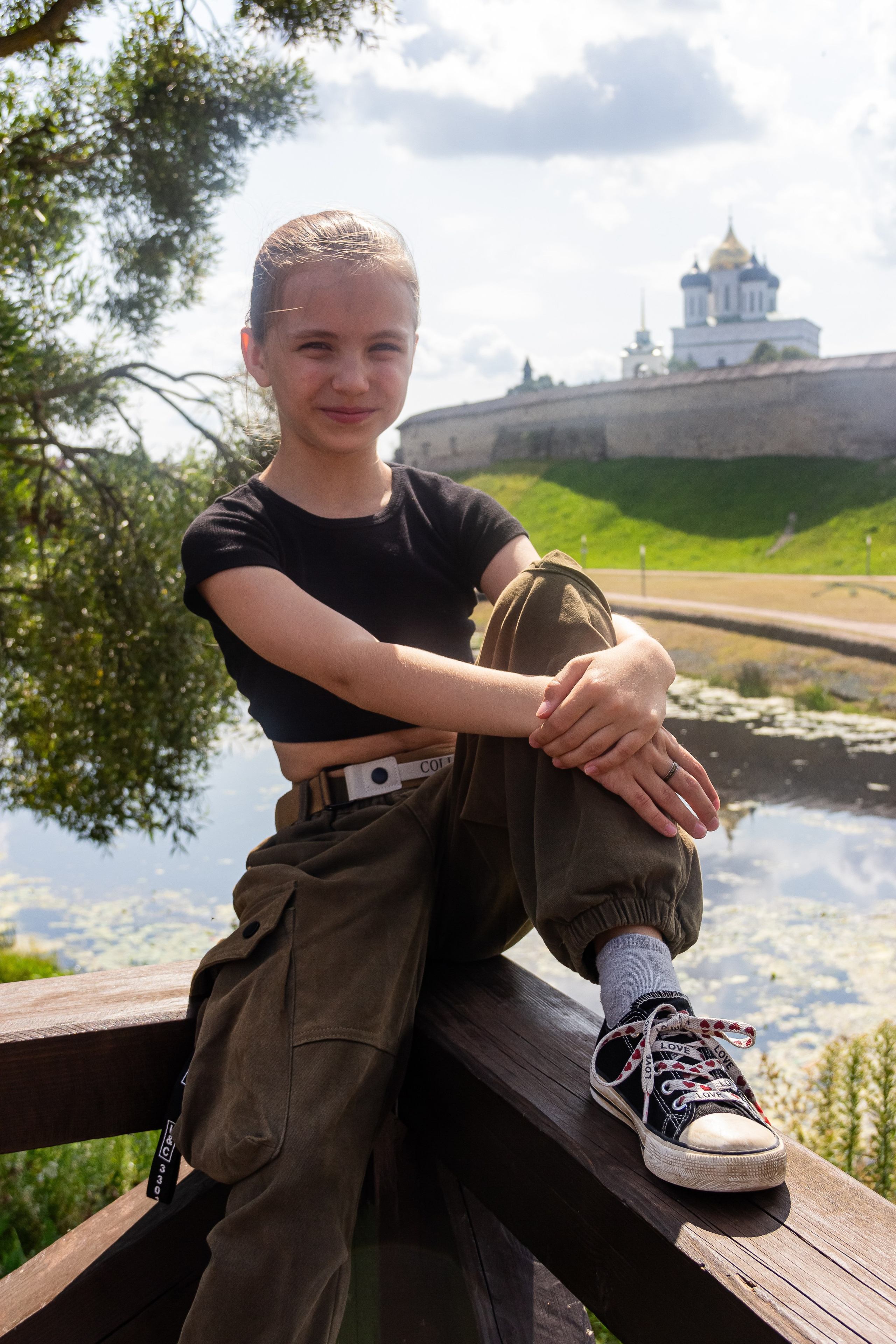 Семейная прогулка по Пскову. Фотограф Елена Зиновьева