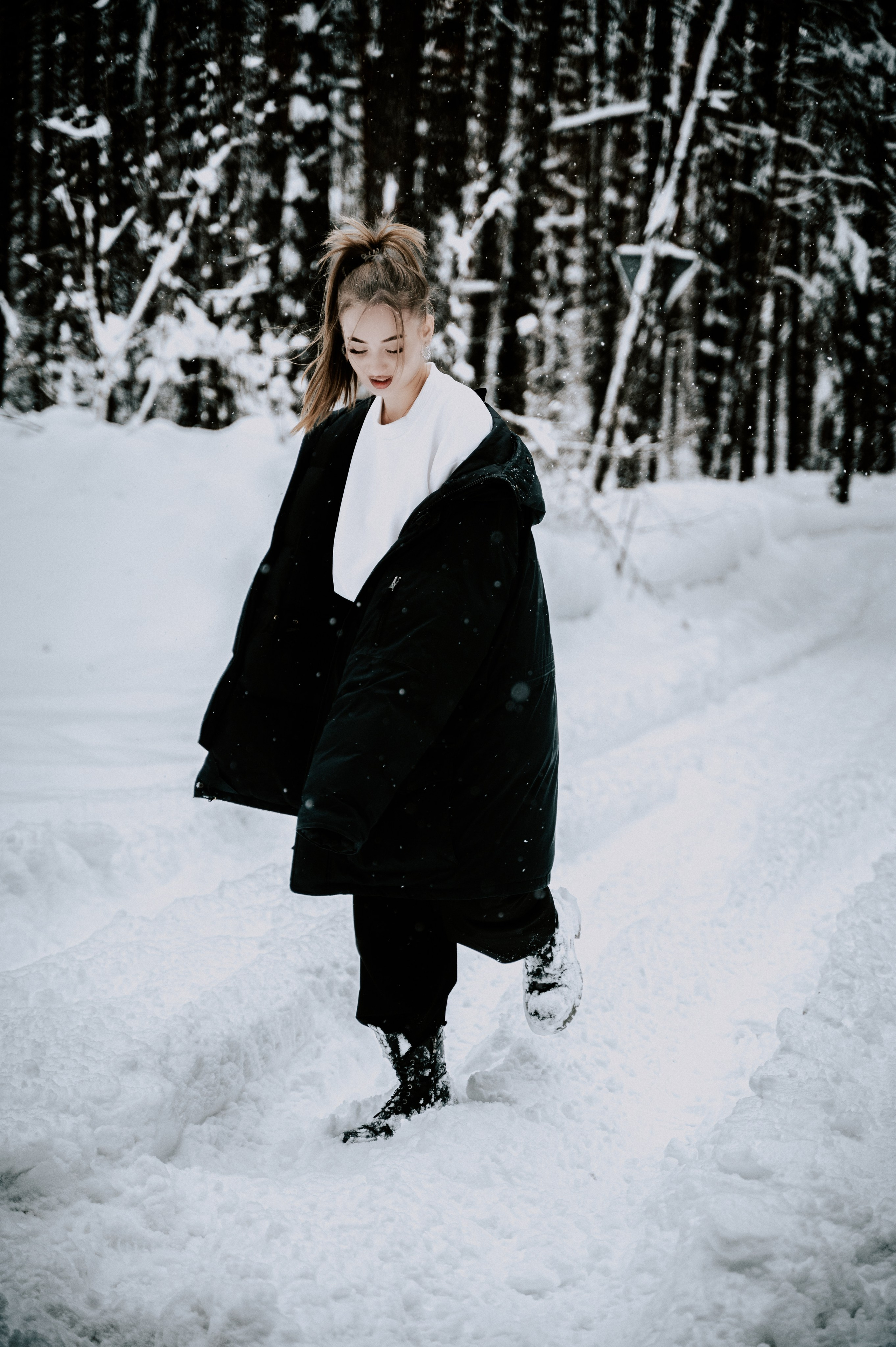 Индивидуальная съёмка для Аделины зима. Фотограф/видеограф Богдан Голованов