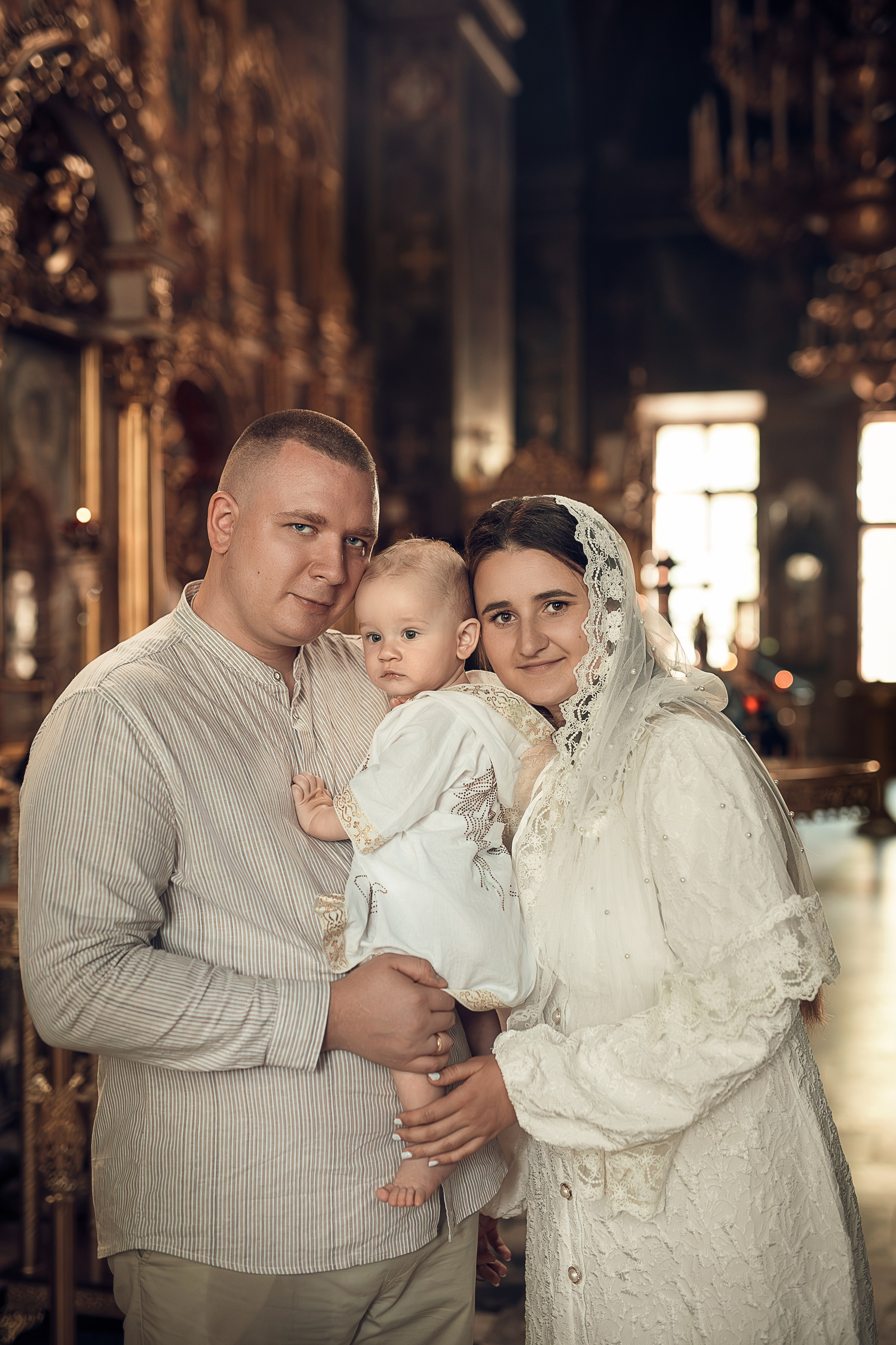 Фотосъемка крещения младенца в Москве