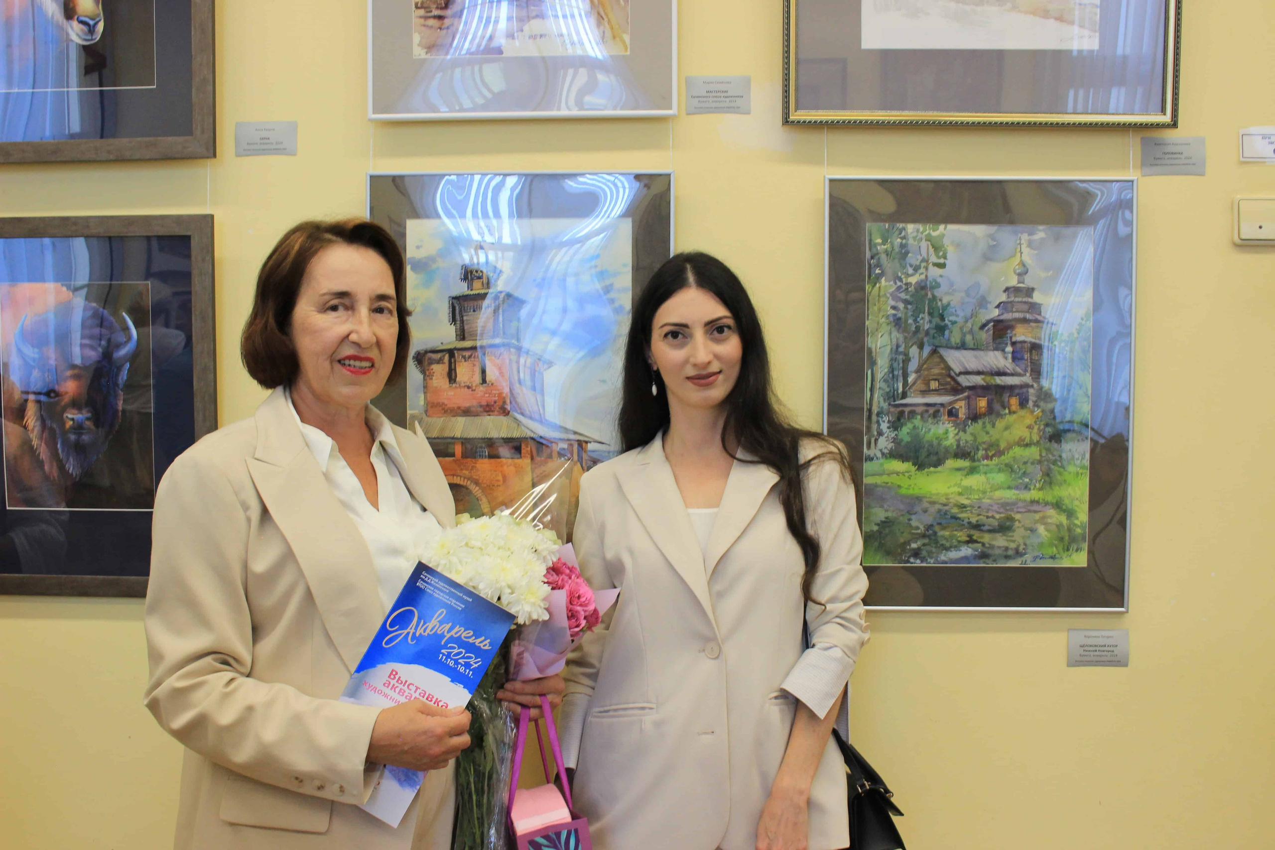 Выставка «Акварель2024». Свет акварели Галины Поплавской