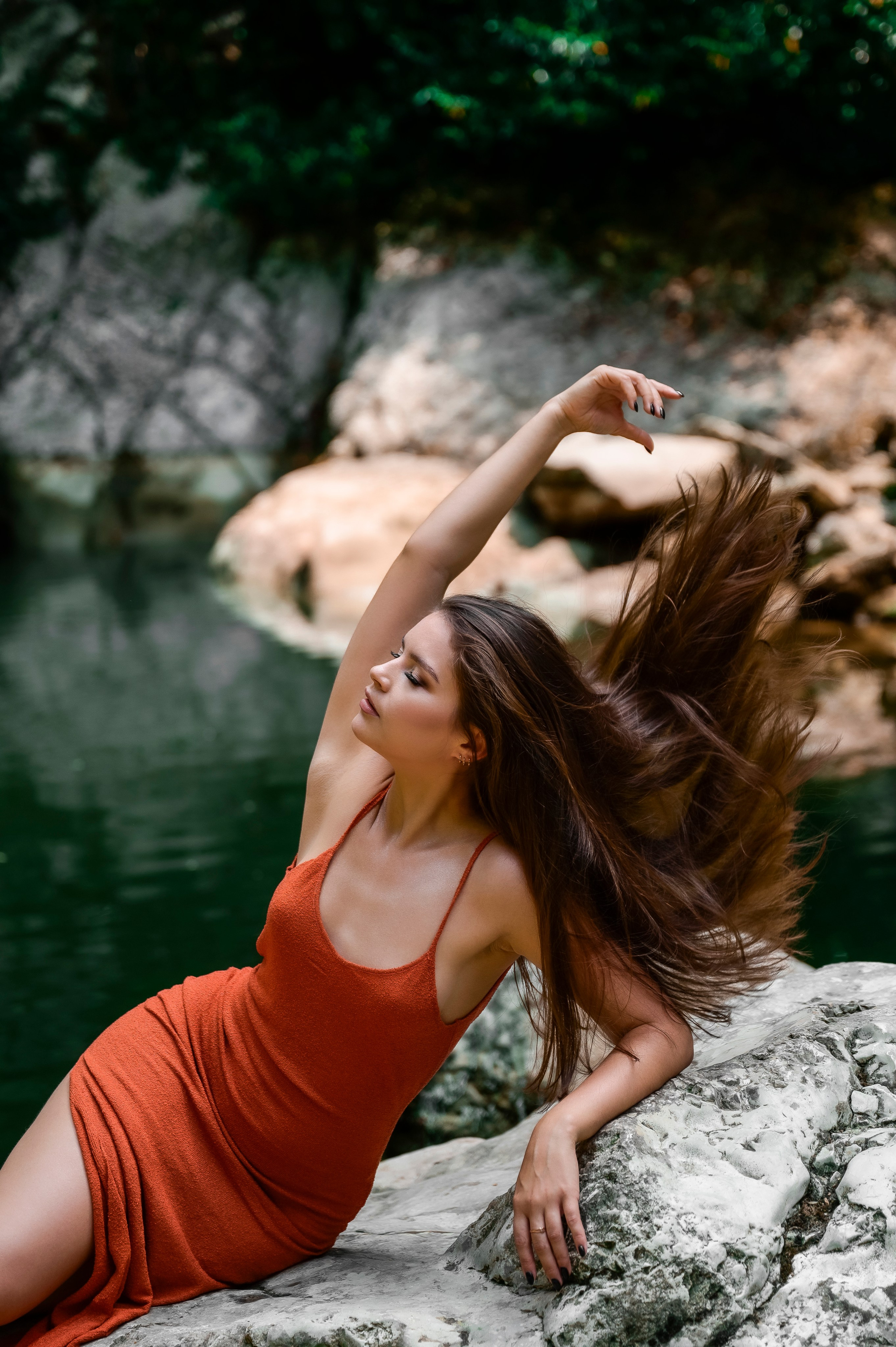 Люда Агурские водопады. Наталья Слесаренко фотограф в Сочи