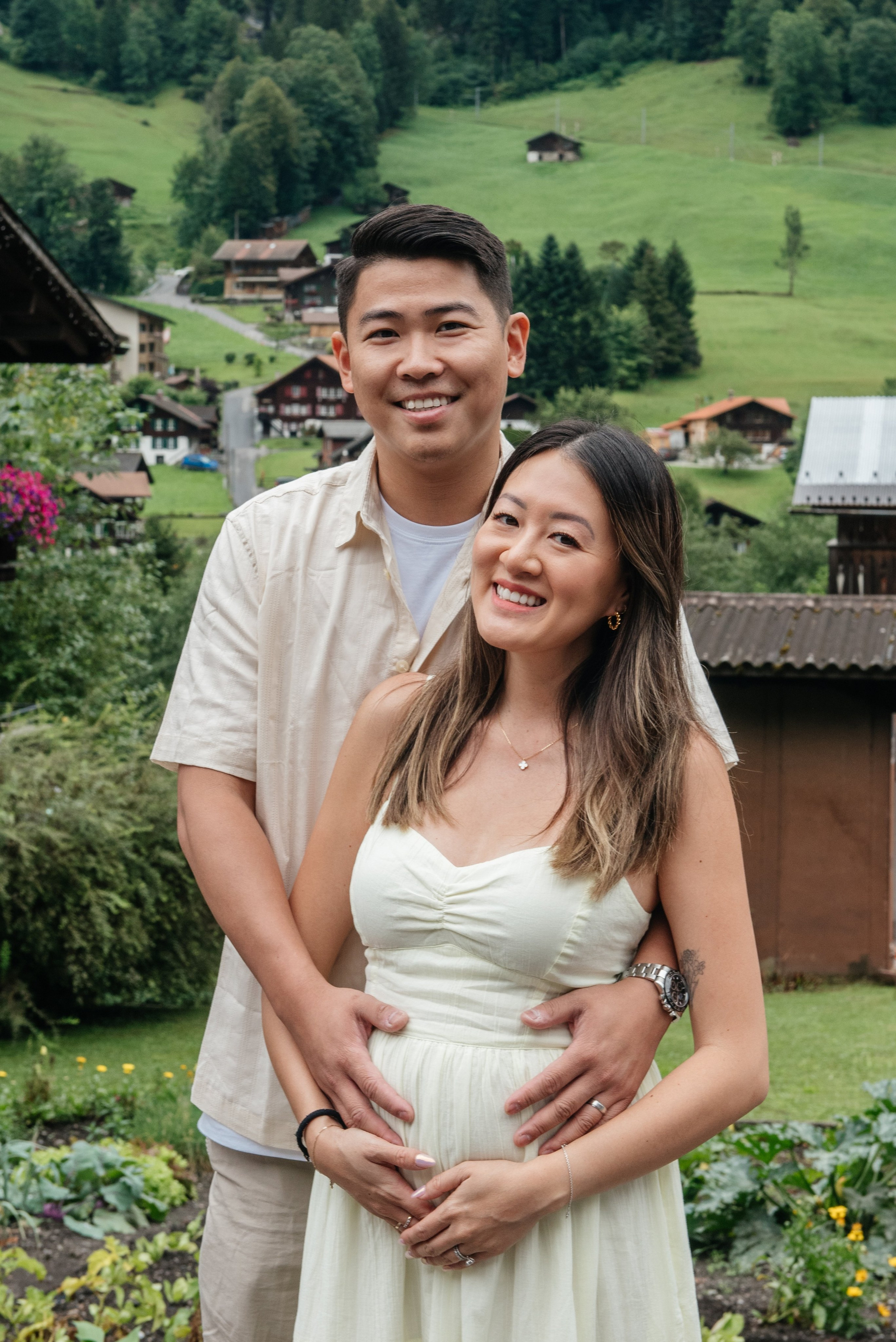 Peggy and Michael (pregnancy). Photographer in Switzerland and Europe Anna Alekseenko