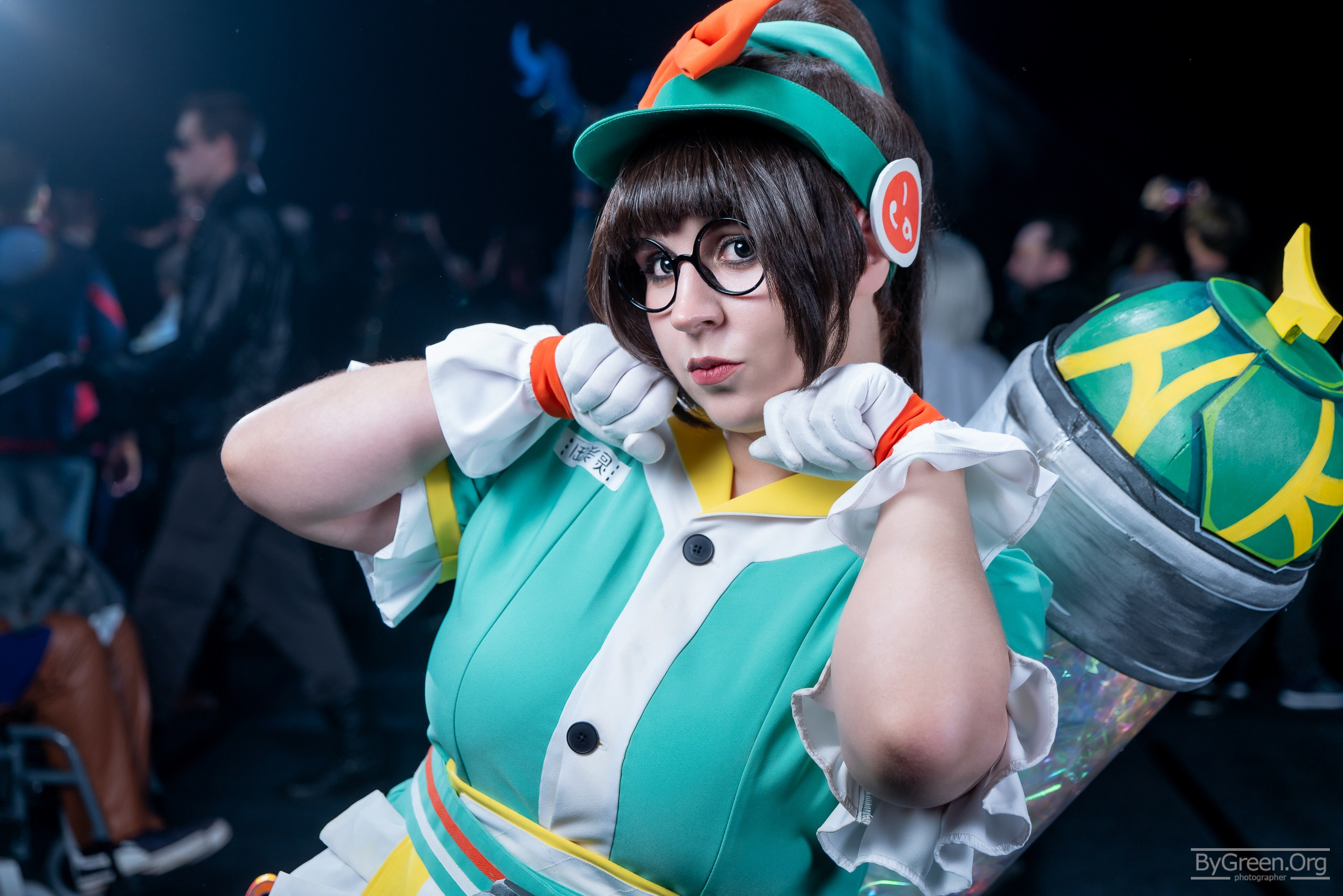 Красивый портрет косплеера на фоне фестиваля Анифест 2026 в Краснодаре #hotcosplay #sexycosplay #cosplaygirl