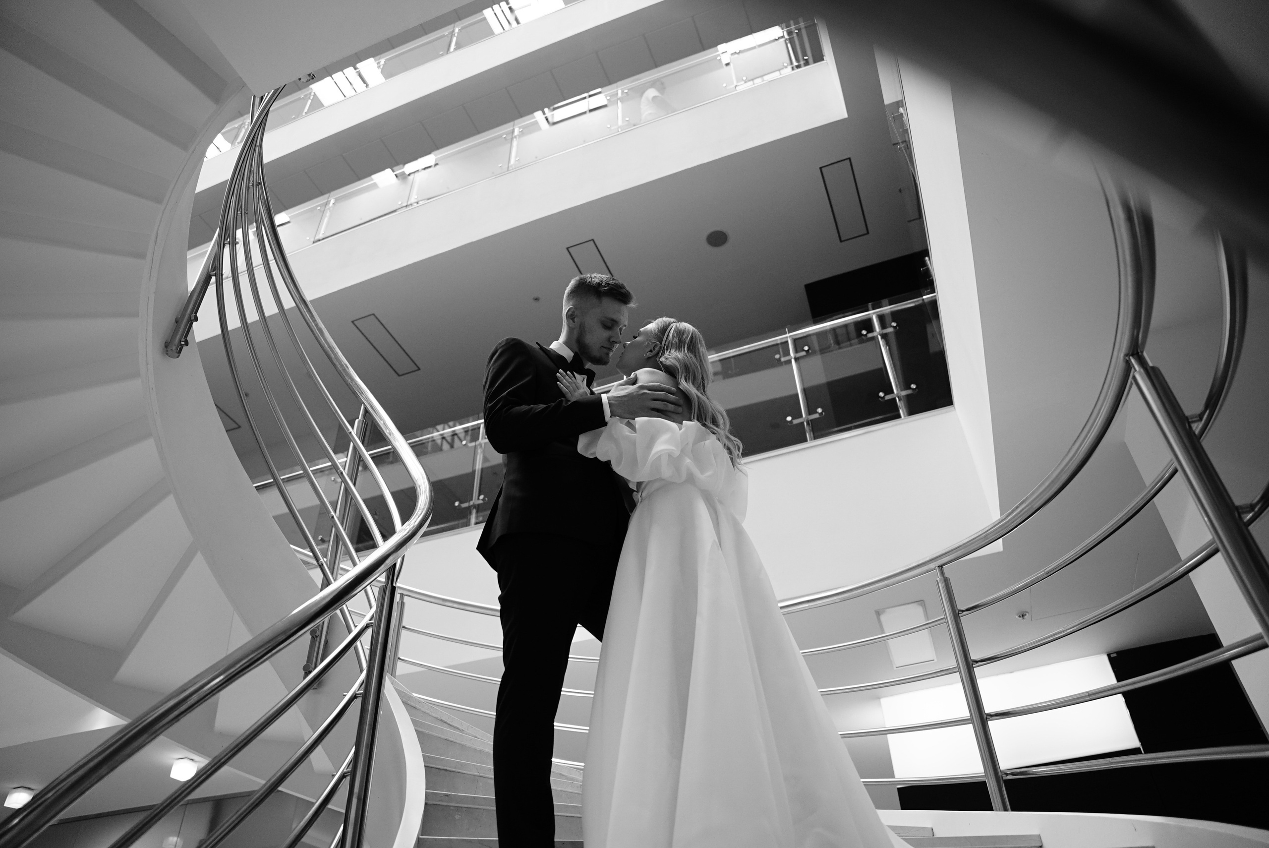 Никита и Галина чб. Свадебный фотограф в Самаре Анна Ковалева