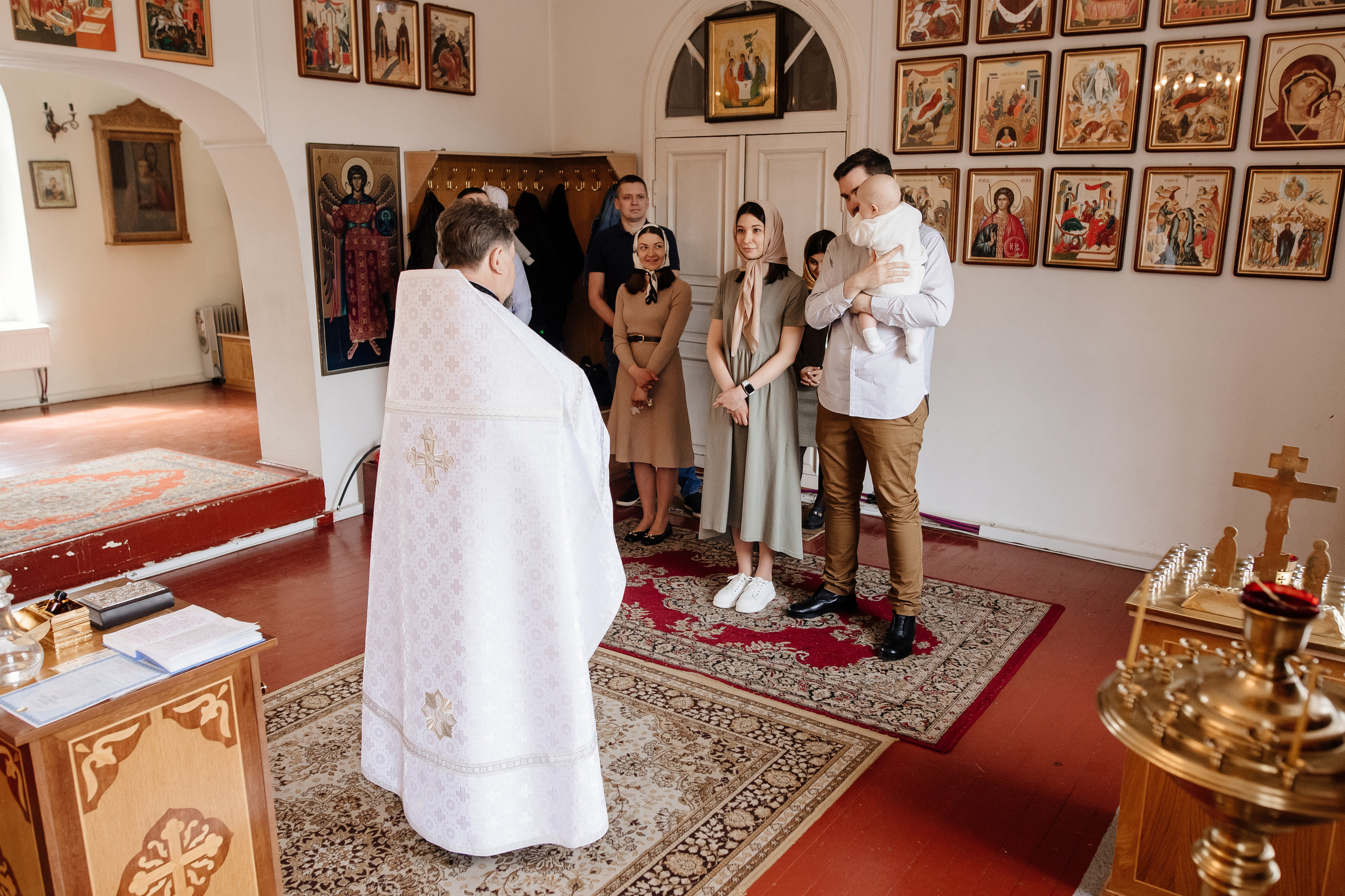 Крещение Артемия. Свадебный и семейный фотограф Екатерина Иванова