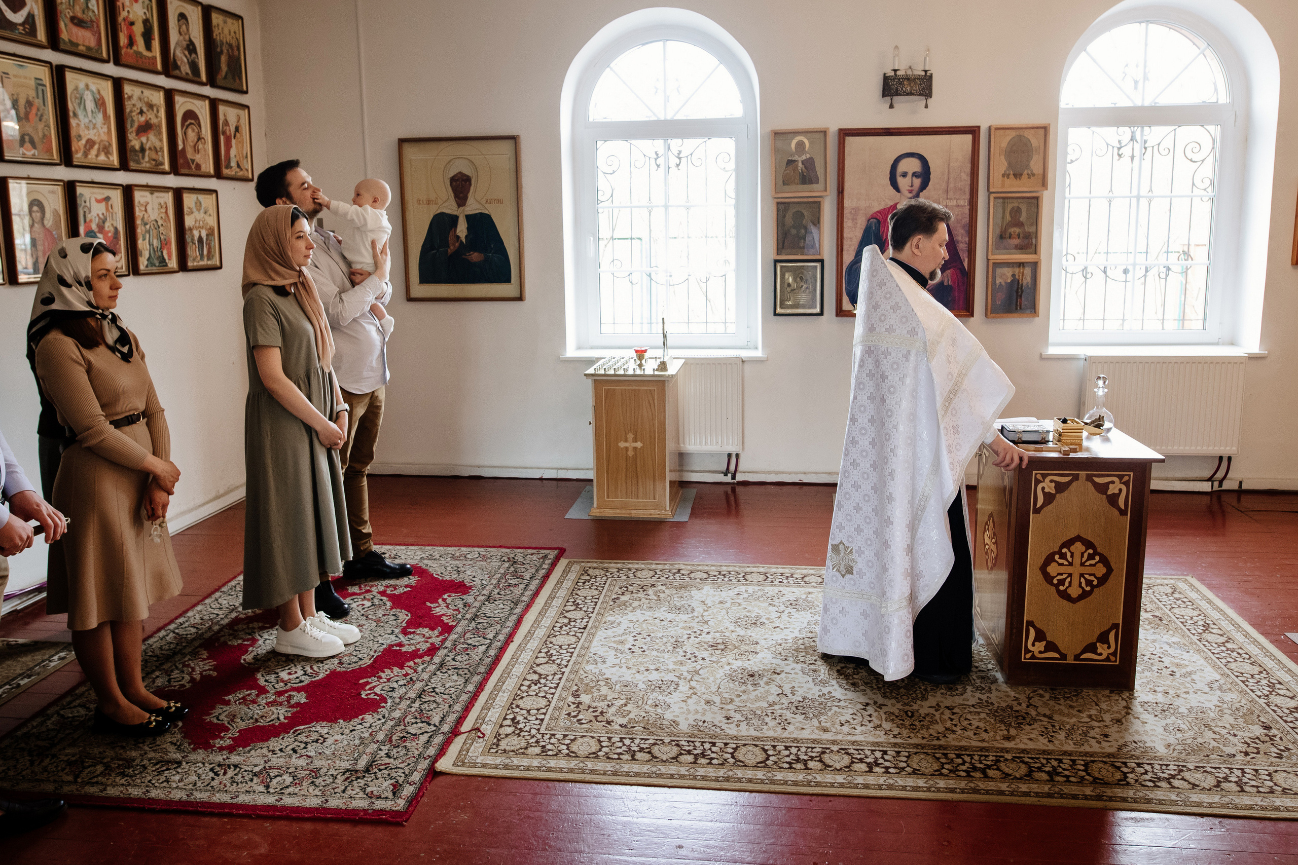 Крещение Артемия. Свадебный и семейный фотограф Екатерина Иванова