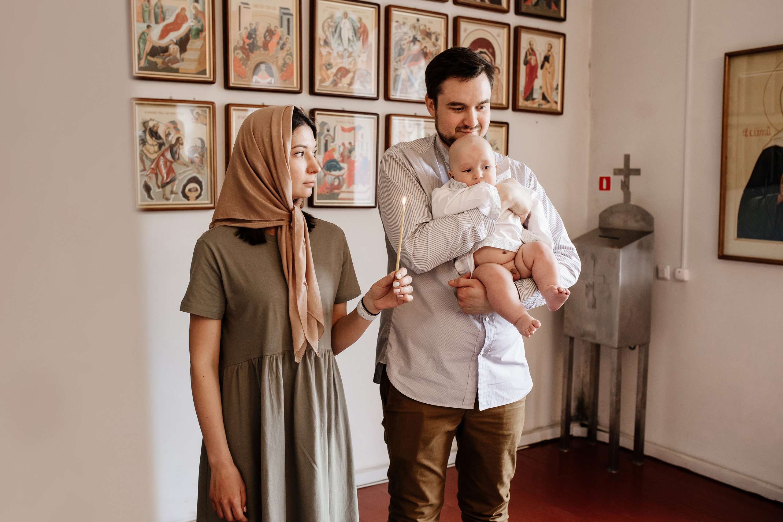 Крещение Артемия. Свадебный и семейный фотограф Екатерина Иванова