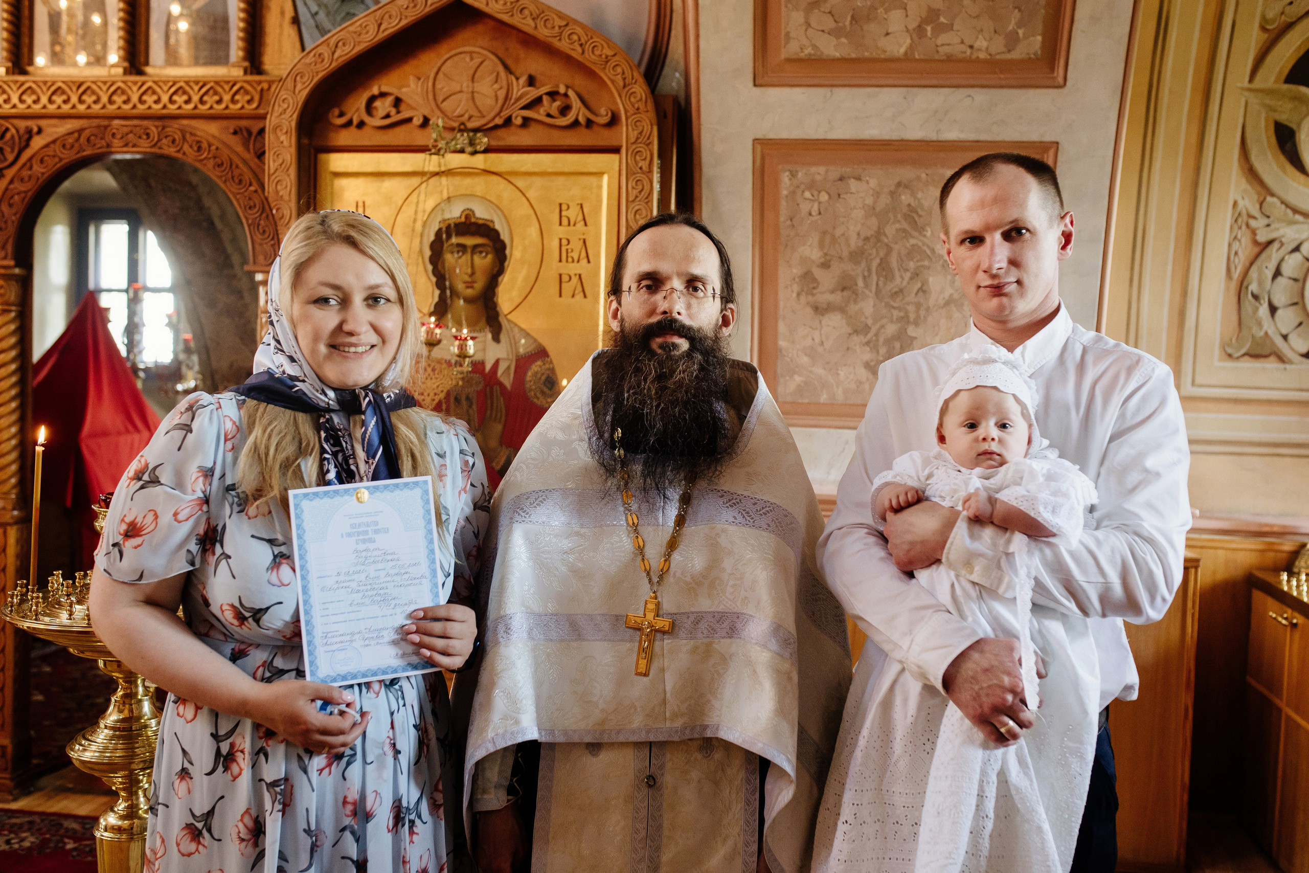 Крещение Варвары. Свадебный и семейный фотограф Екатерина Иванова