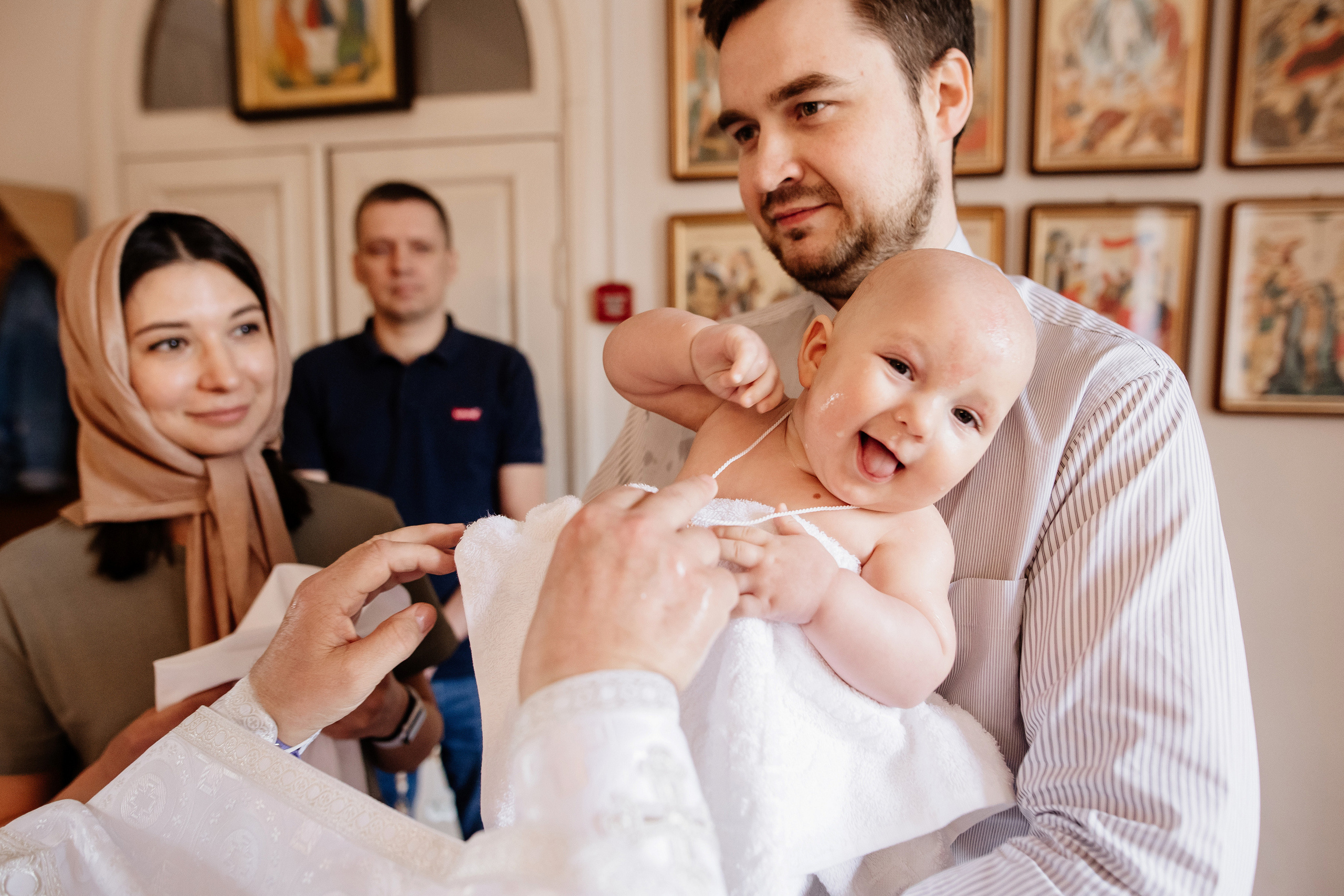 Крещение Артемия. Свадебный и семейный фотограф Екатерина Иванова