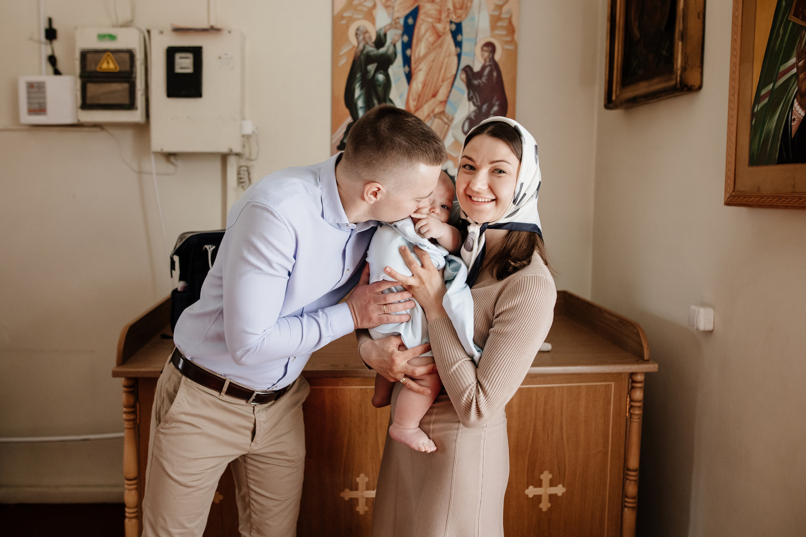 Крещение Артемия. Свадебный и семейный фотограф Екатерина Иванова