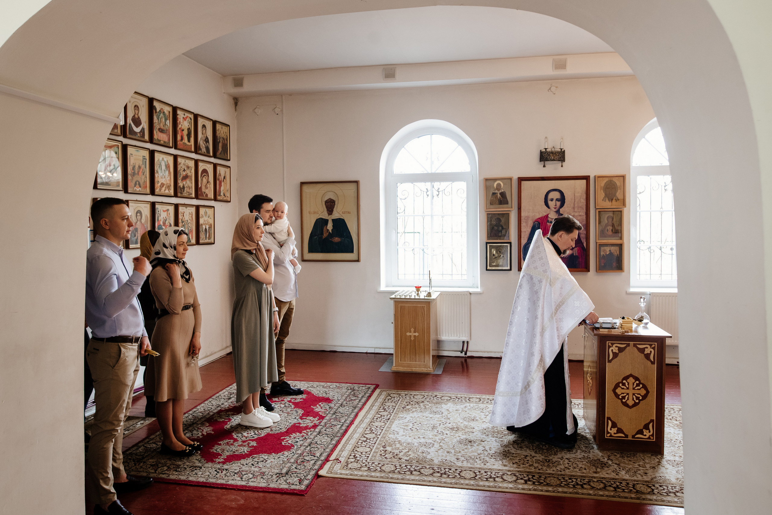 Крещение Артемия. Свадебный и семейный фотограф Екатерина Иванова