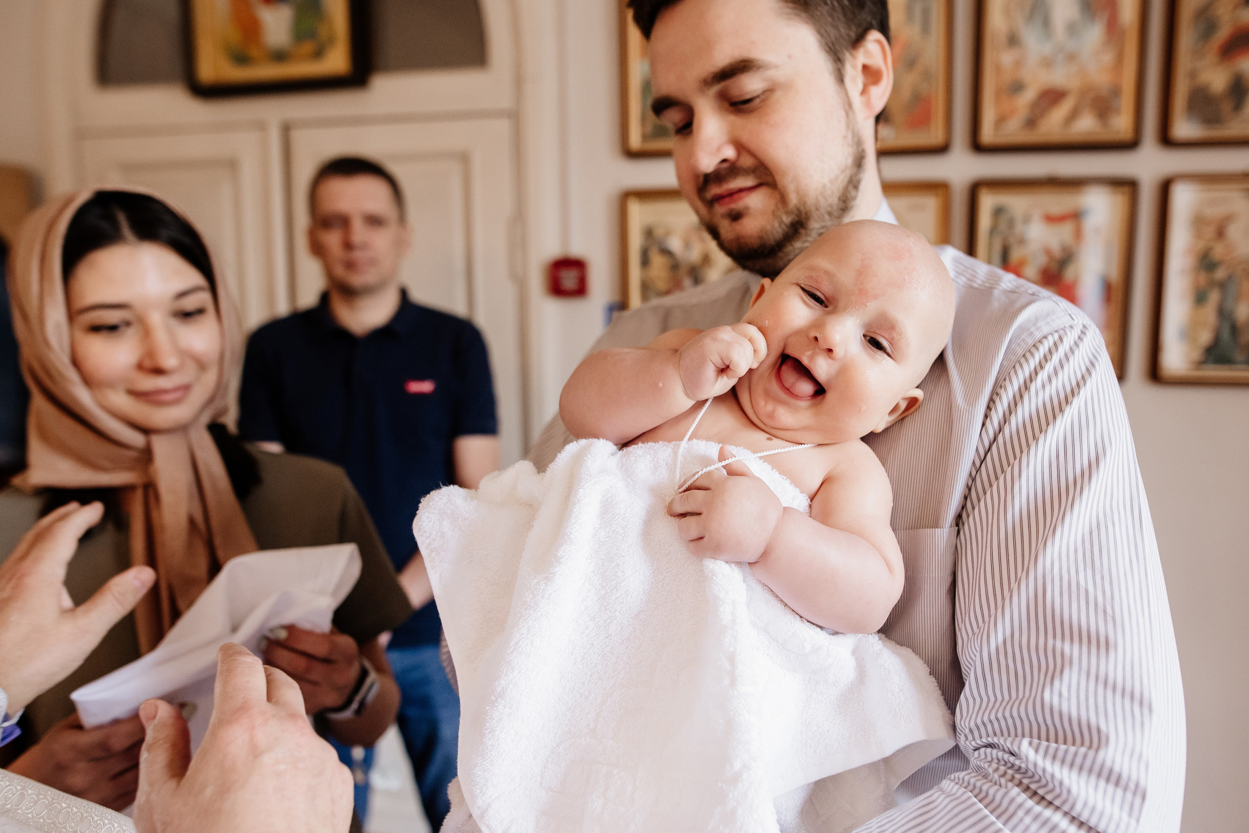 Крещение Артемия. Свадебный и семейный фотограф Екатерина Иванова