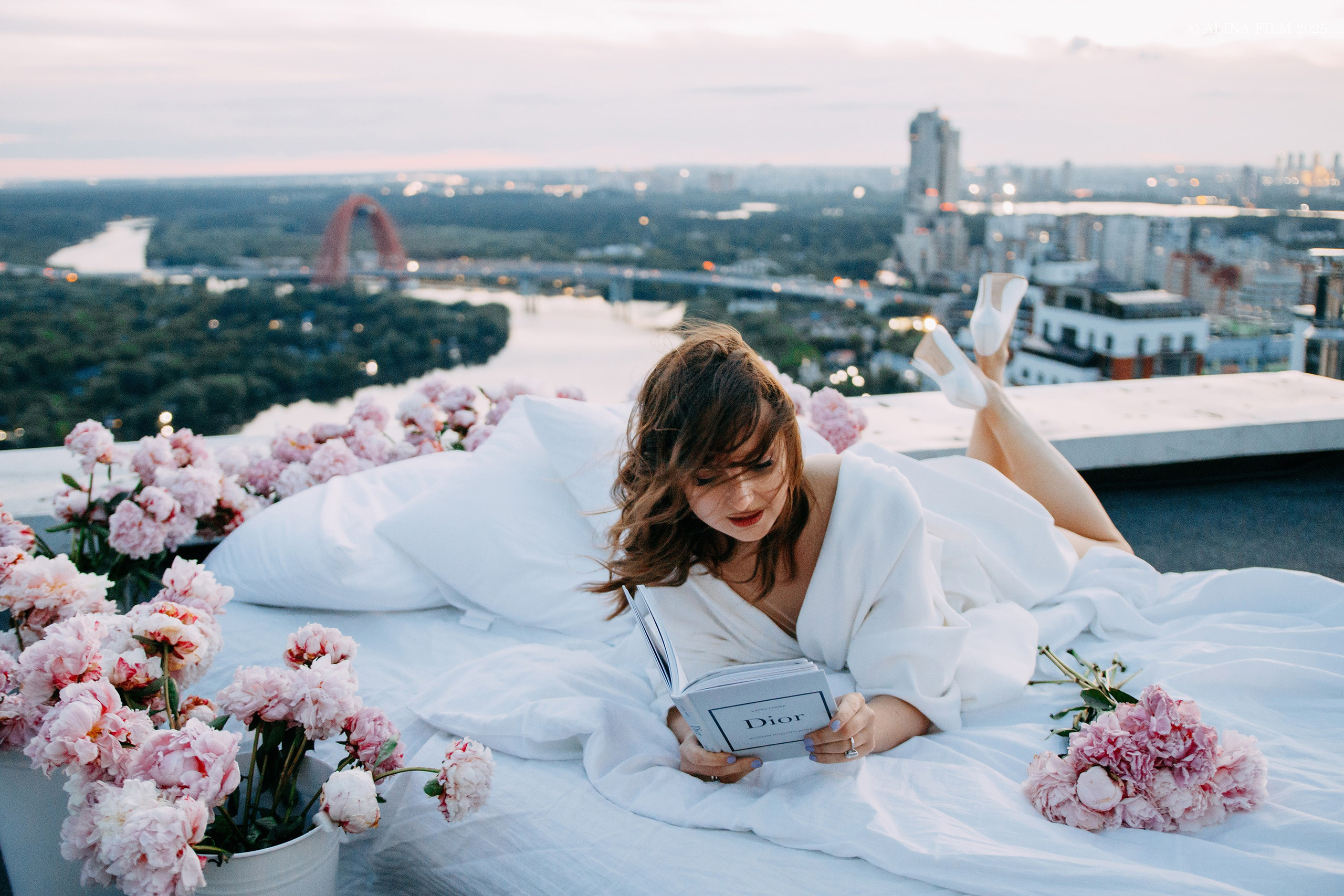 Фотосессия в Москве на крыше. Фотограф в Санкт-Петербурге Alina Film