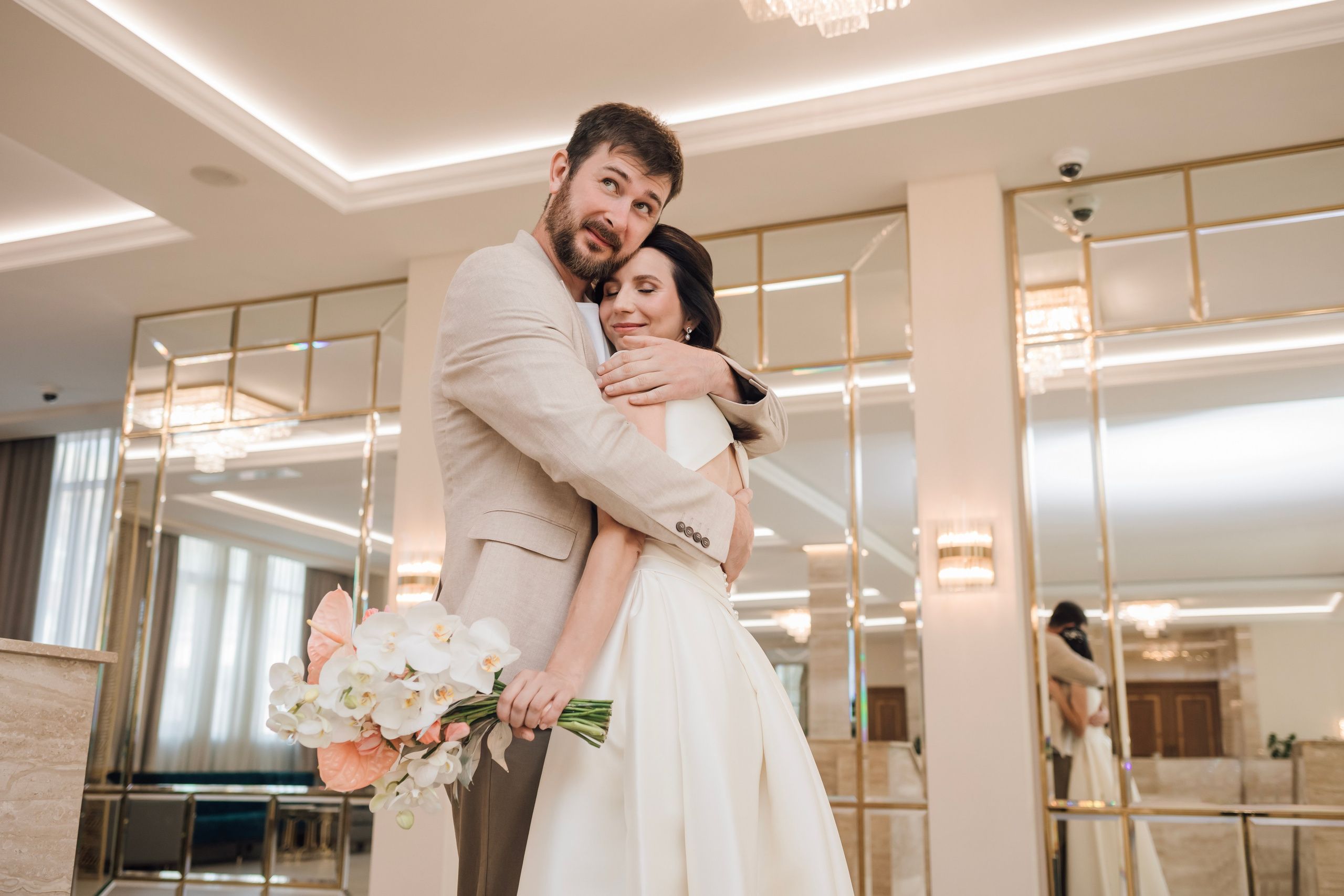 Таня и Миша. Свадьба в лофте. Свадебный и семейный фотограф в Москве Евгения Лисина