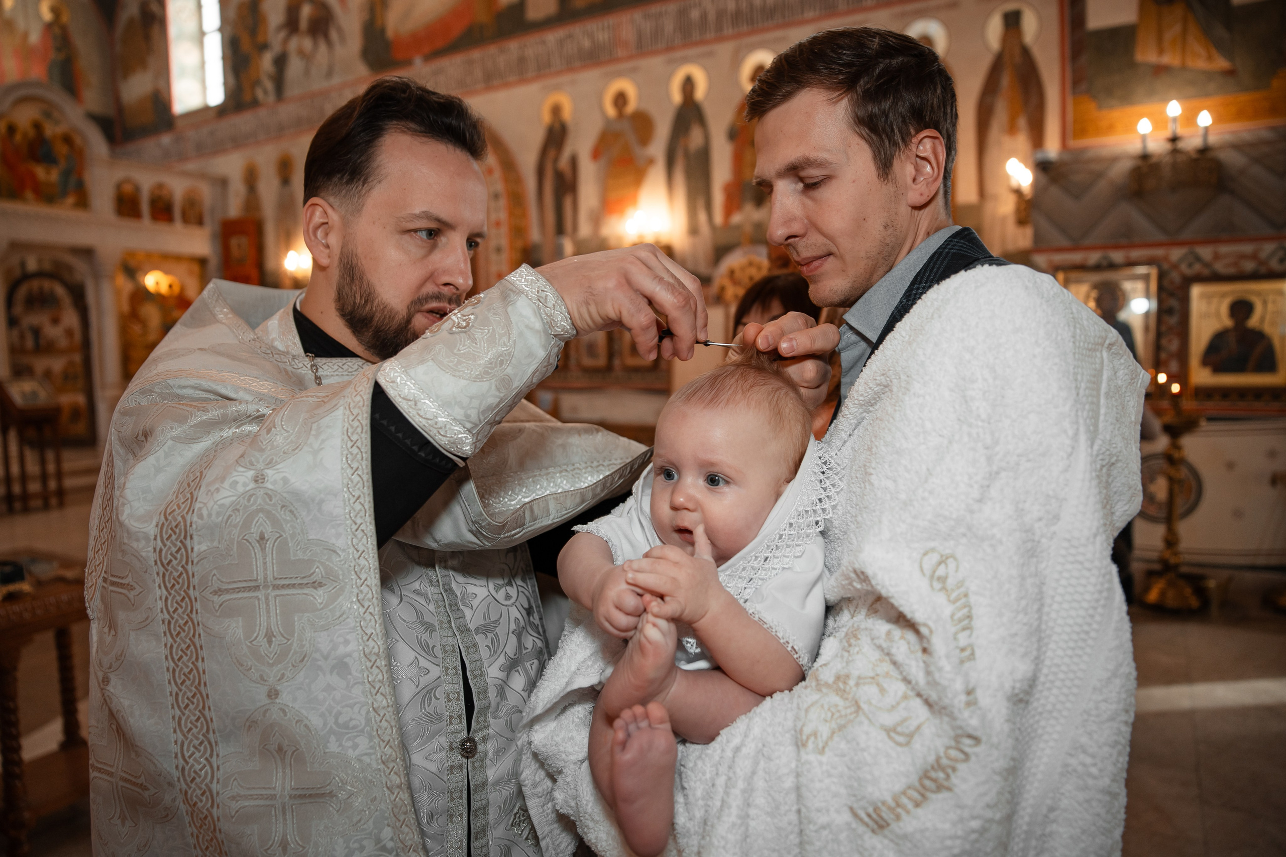 Таинство крещения. Семейный и детский фотограф в Москве Орешина Юлия