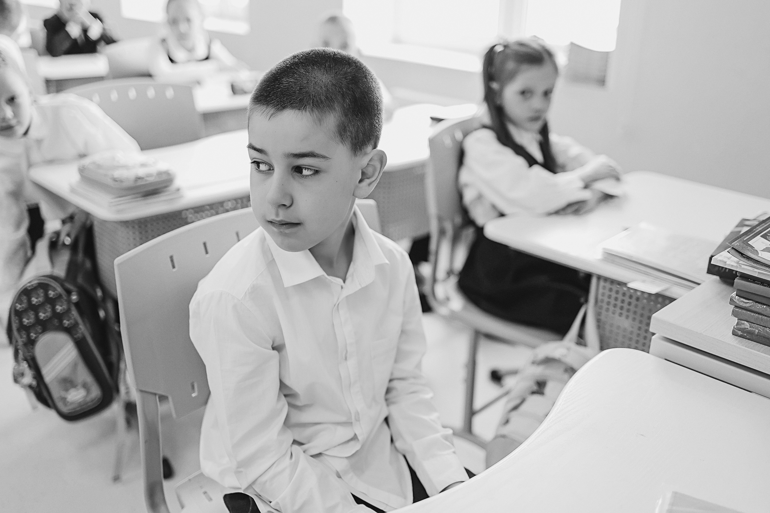 Один день в школе 1 класс. Семейный фотограф Тюмень, фотограф на роды Салмина Мария