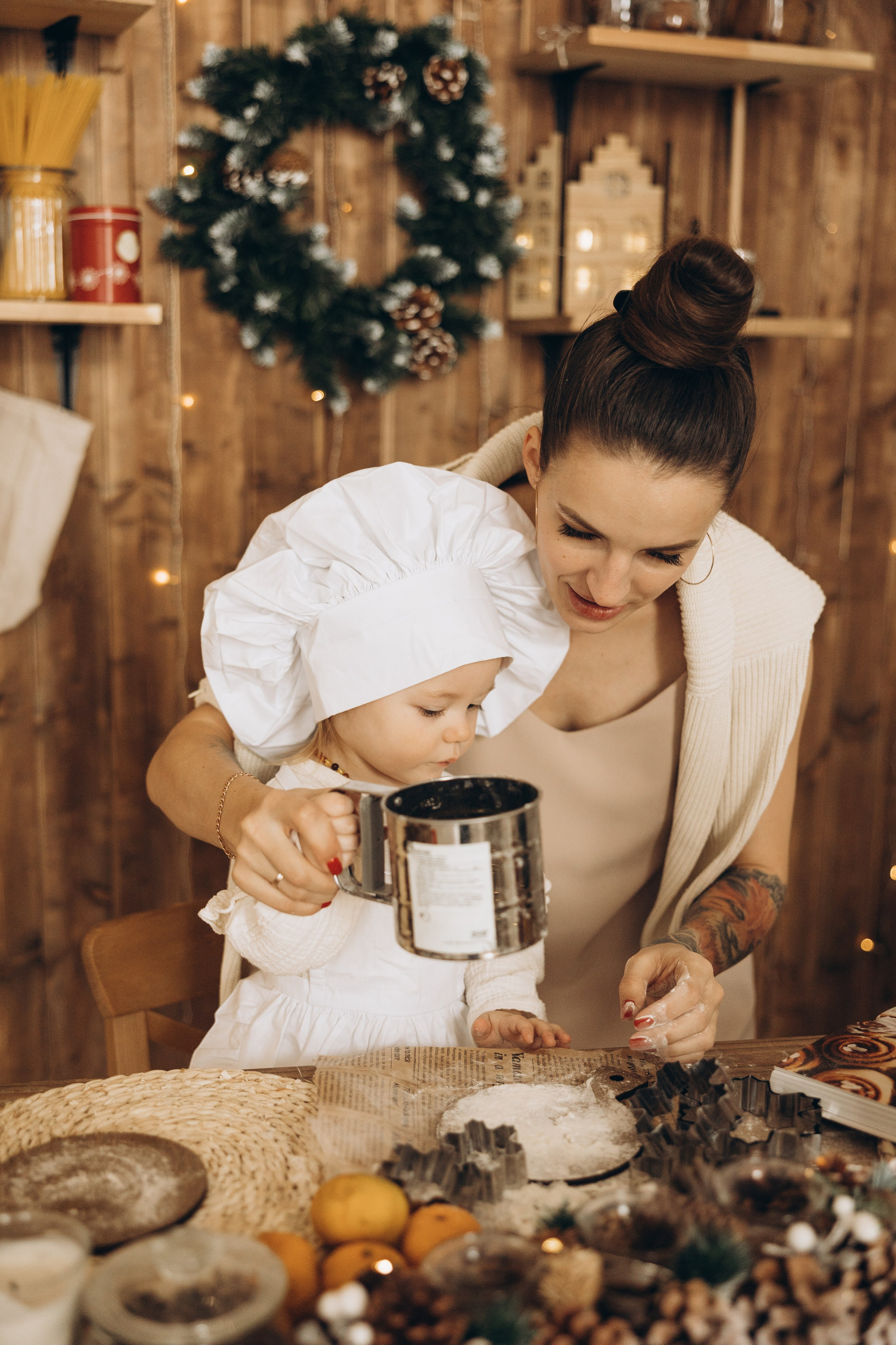 Ольга и Мирослава НГ. Семейный фотограф в Москве Виктория Ястребинская