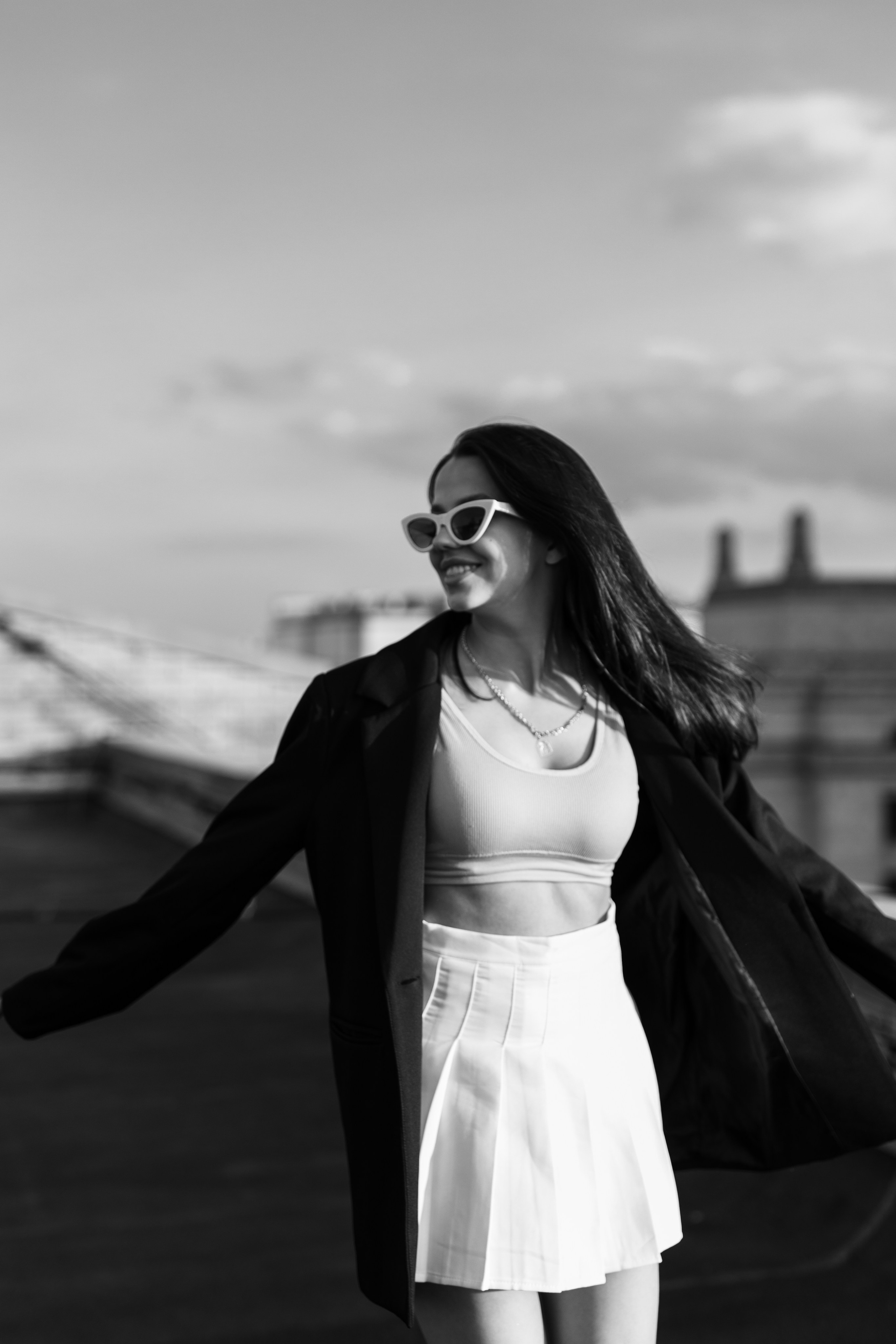 Крыша на закате. Москва. Семейный и свадебный фотограф в Москве Черкасова Анна