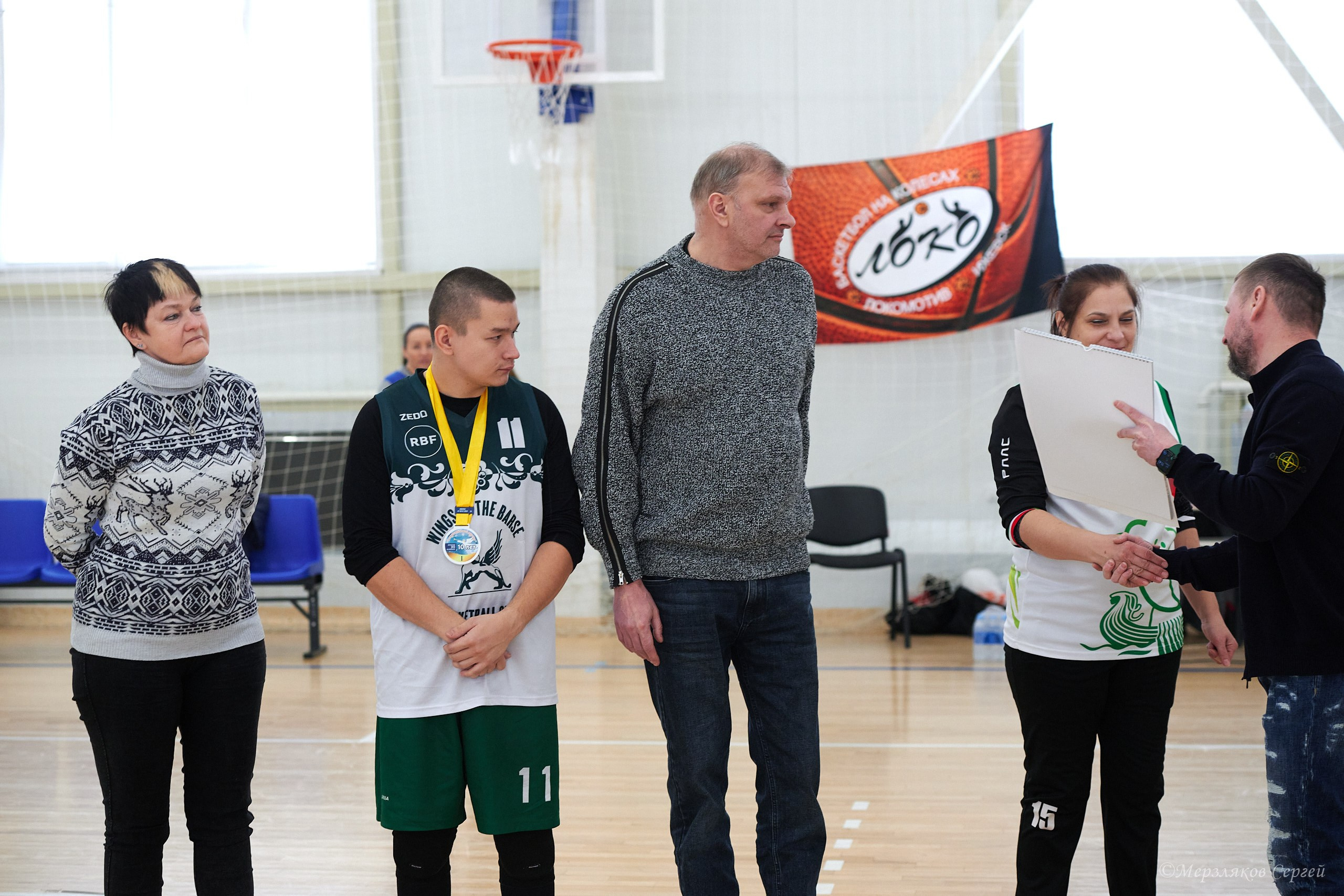 X традиционный Рождественский турнир по баскетболу на колясках. Ижевск. Спортивный репортажный фотограф в Ижевске Сергей Мерзляков