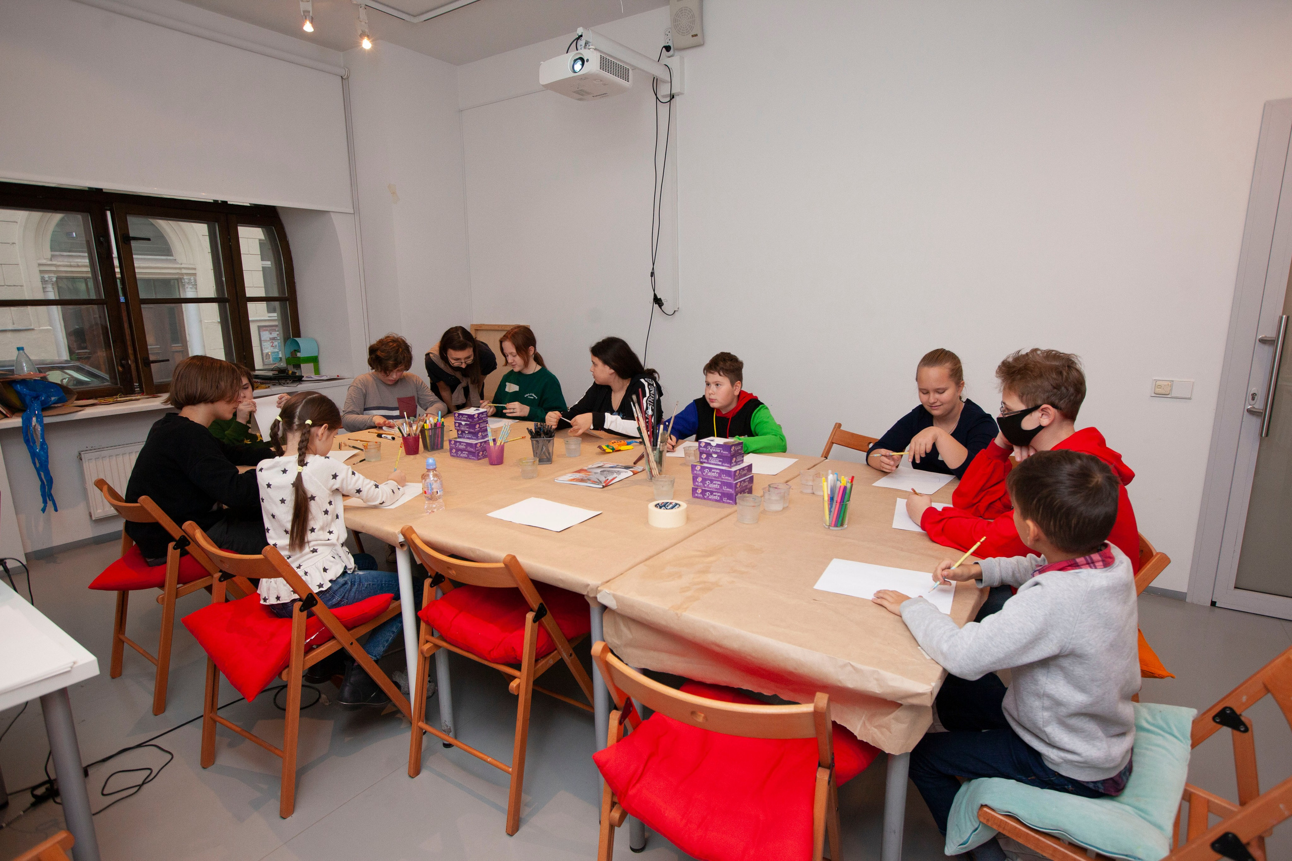 Детский мастер-класс в ММОМА. Stanislav Baryshev — People. Emotions. Atmosphere