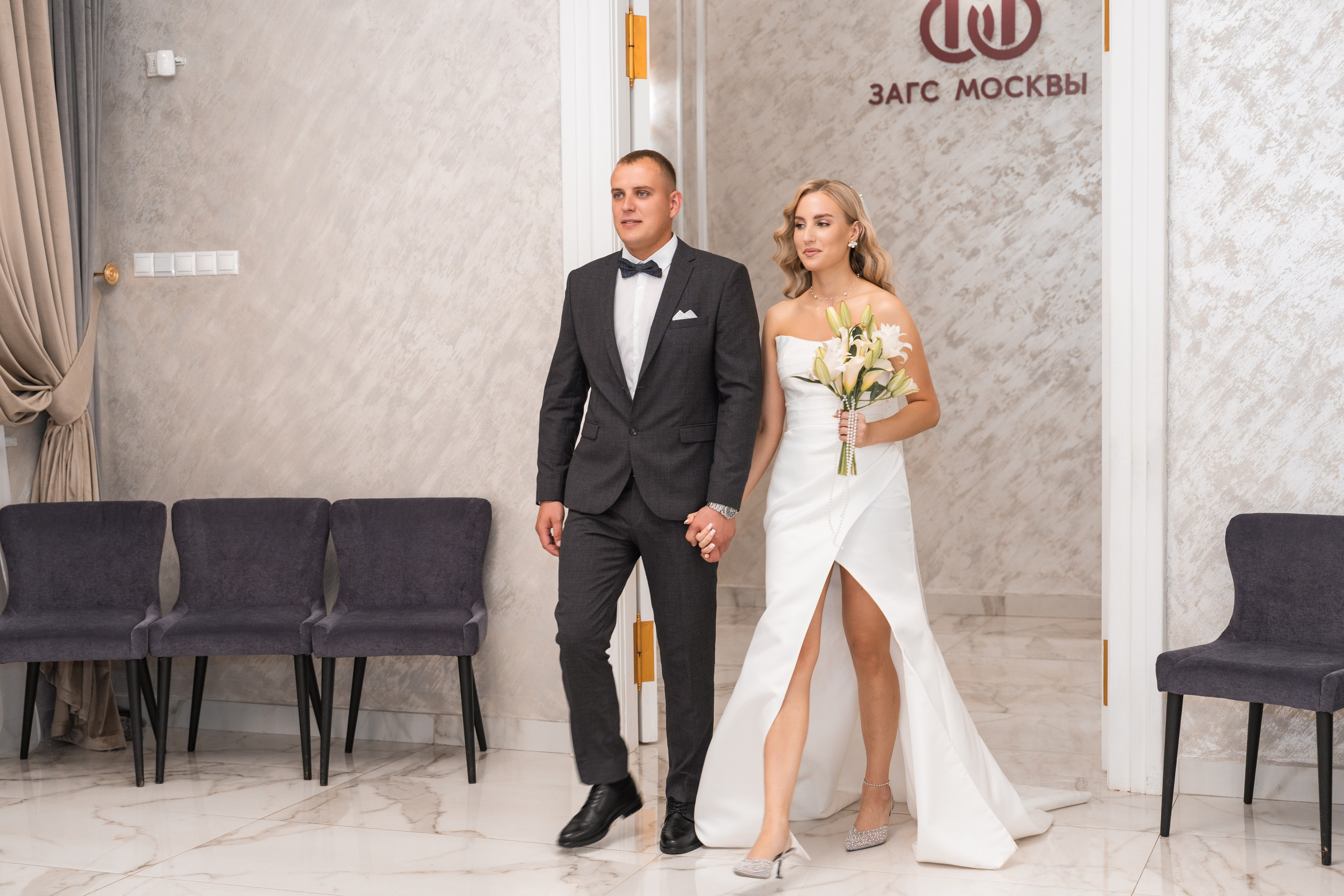 Свадебная фотосессия в Москве, регистрация в Кутузовском ЗАГСе Москва. Свадебный фотограф в Москве Анна Полушина