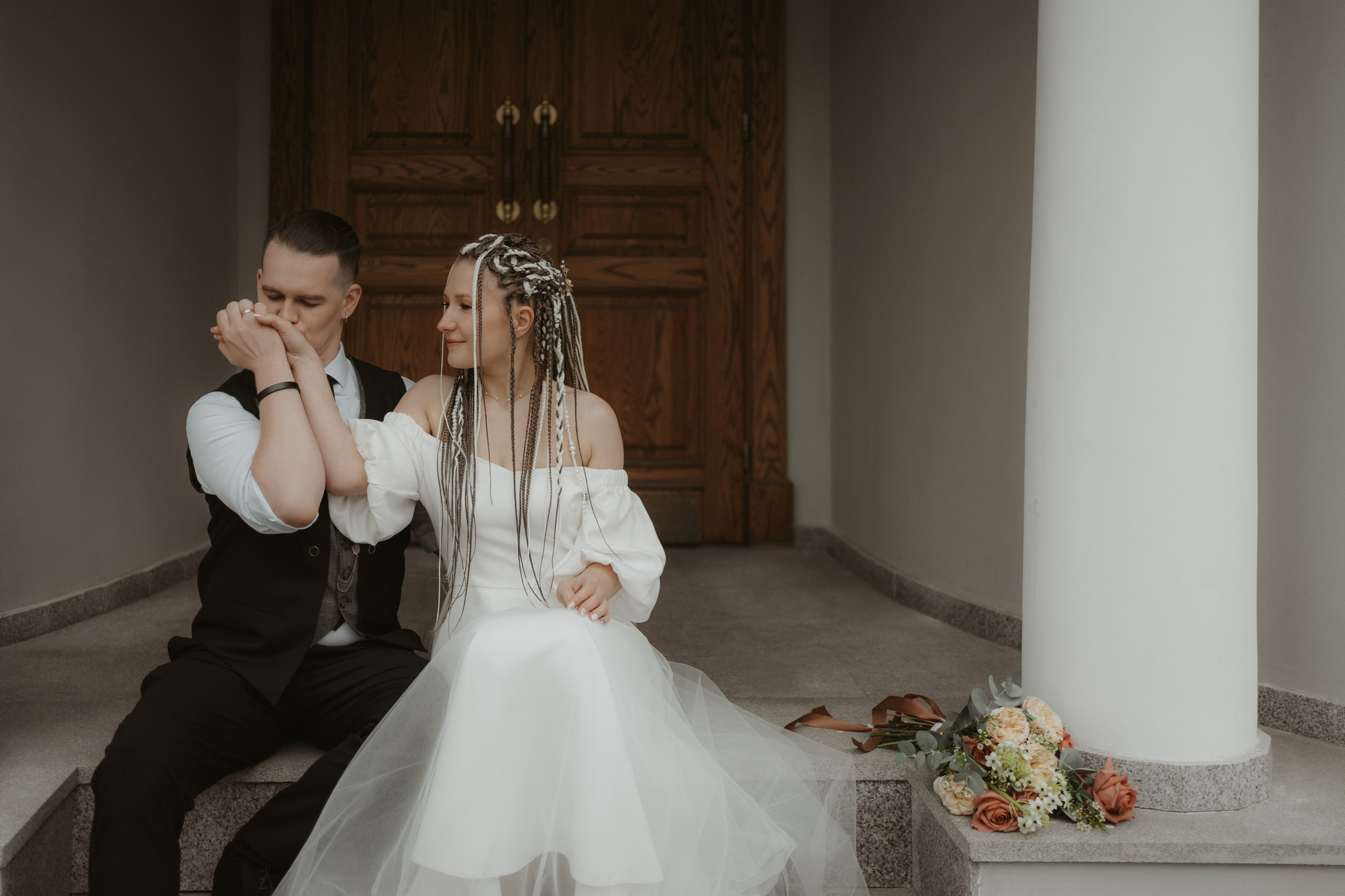 Женя и Рита, свадебная прогулка по Казани. Портретный фотограф в Казани, Красной Поляне и Сочи Анна Кузнецова