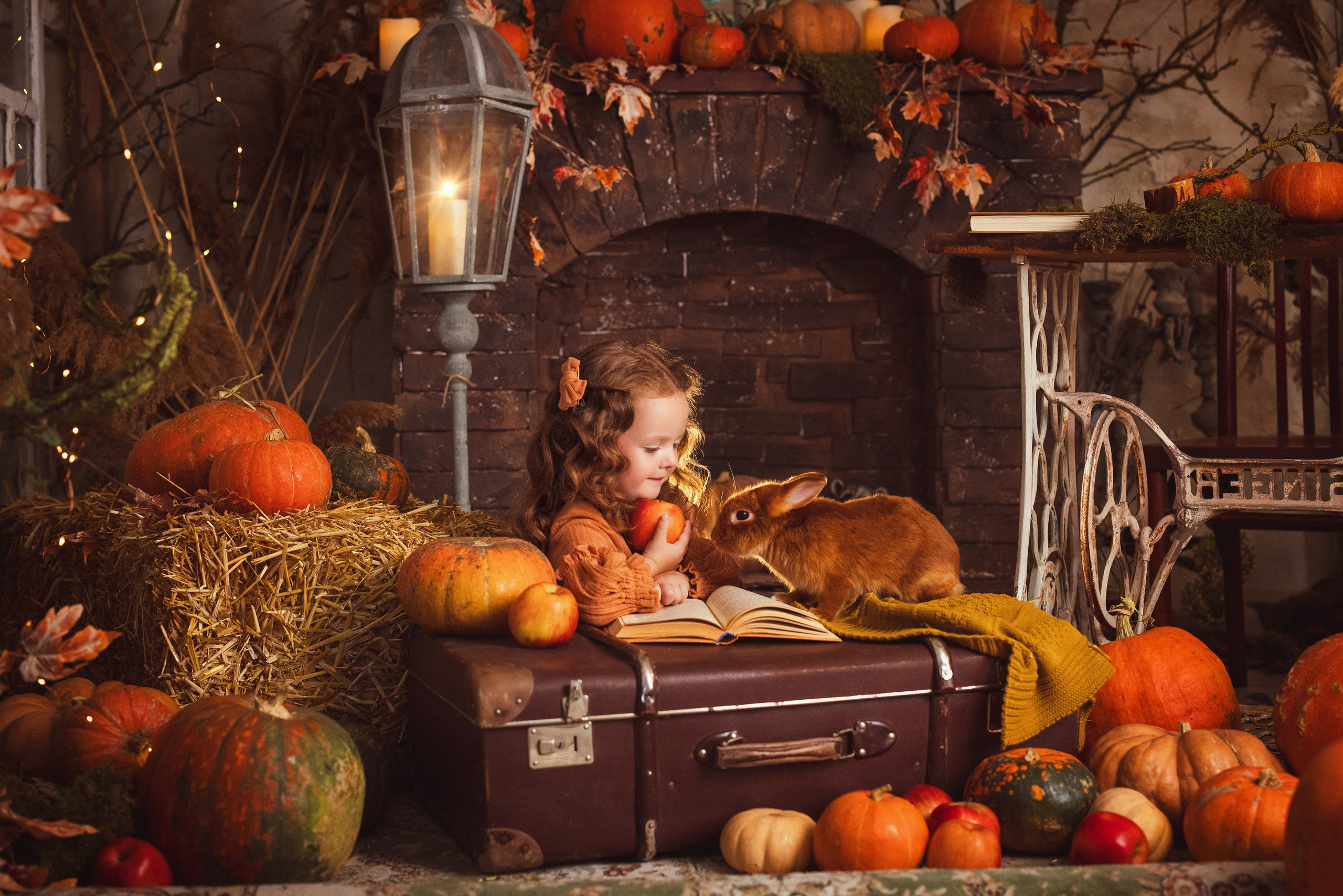 Детская осенняя фотосессия в фотостудии «Авторская». Семейный и детский фотограф в Краснодаре Анна Трашкова