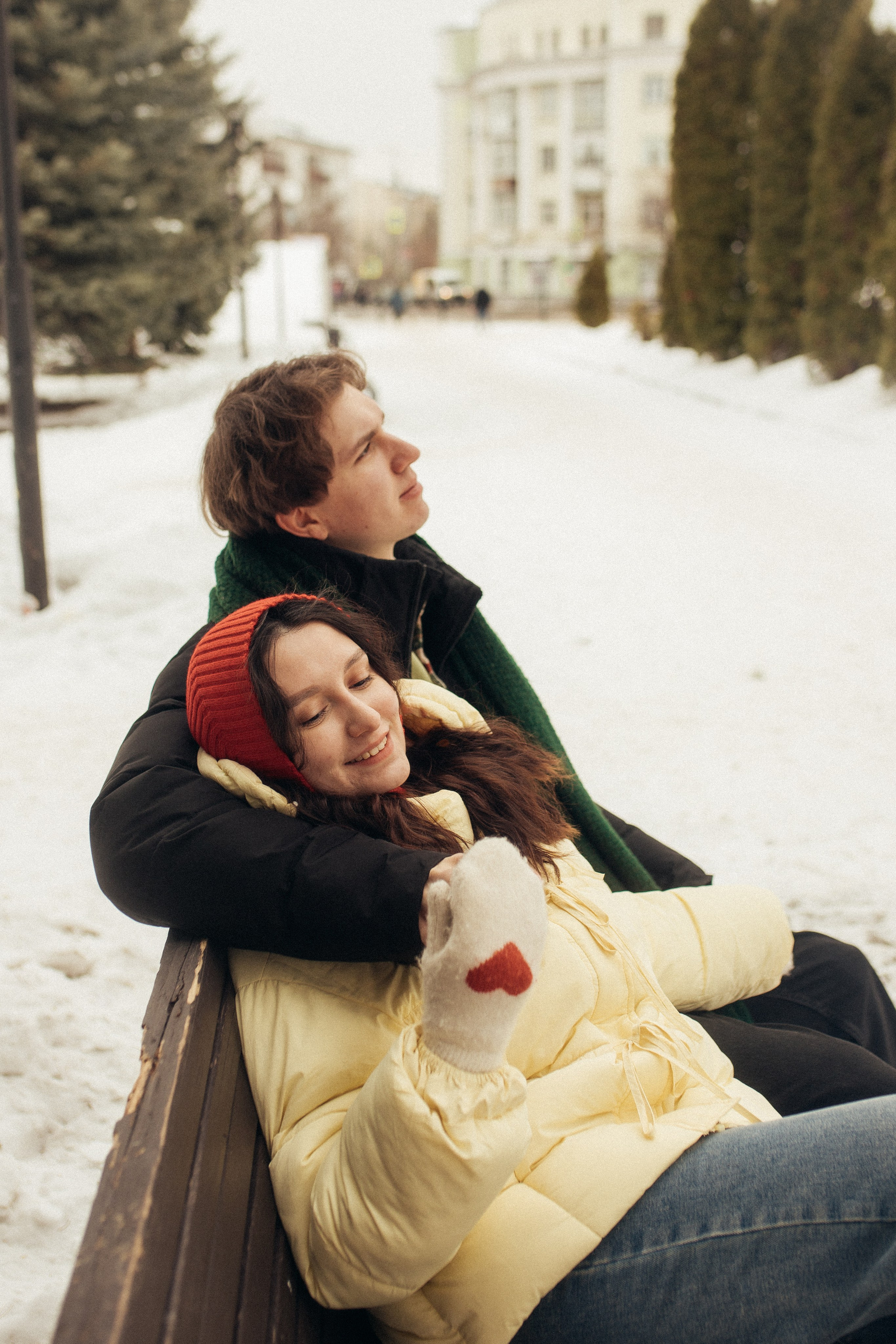 Зимняя прогулка. Свадебный фотограф Казань