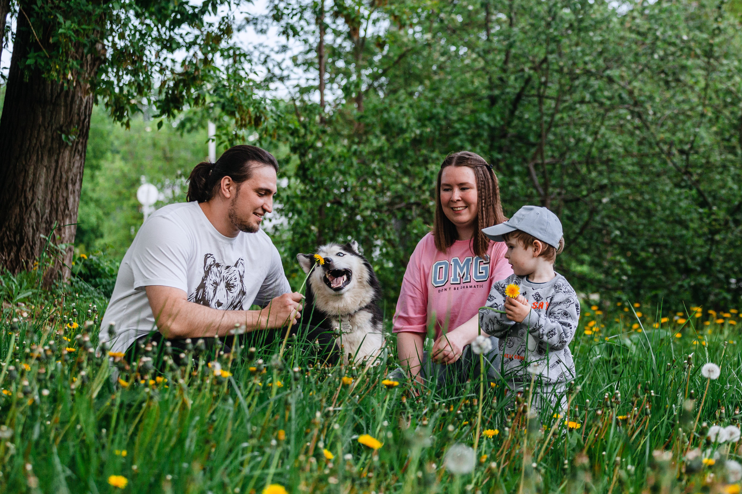 Семейная экспресс фотосессия в рамках фотодня. Фотограф-анималист Татьяна Степанова