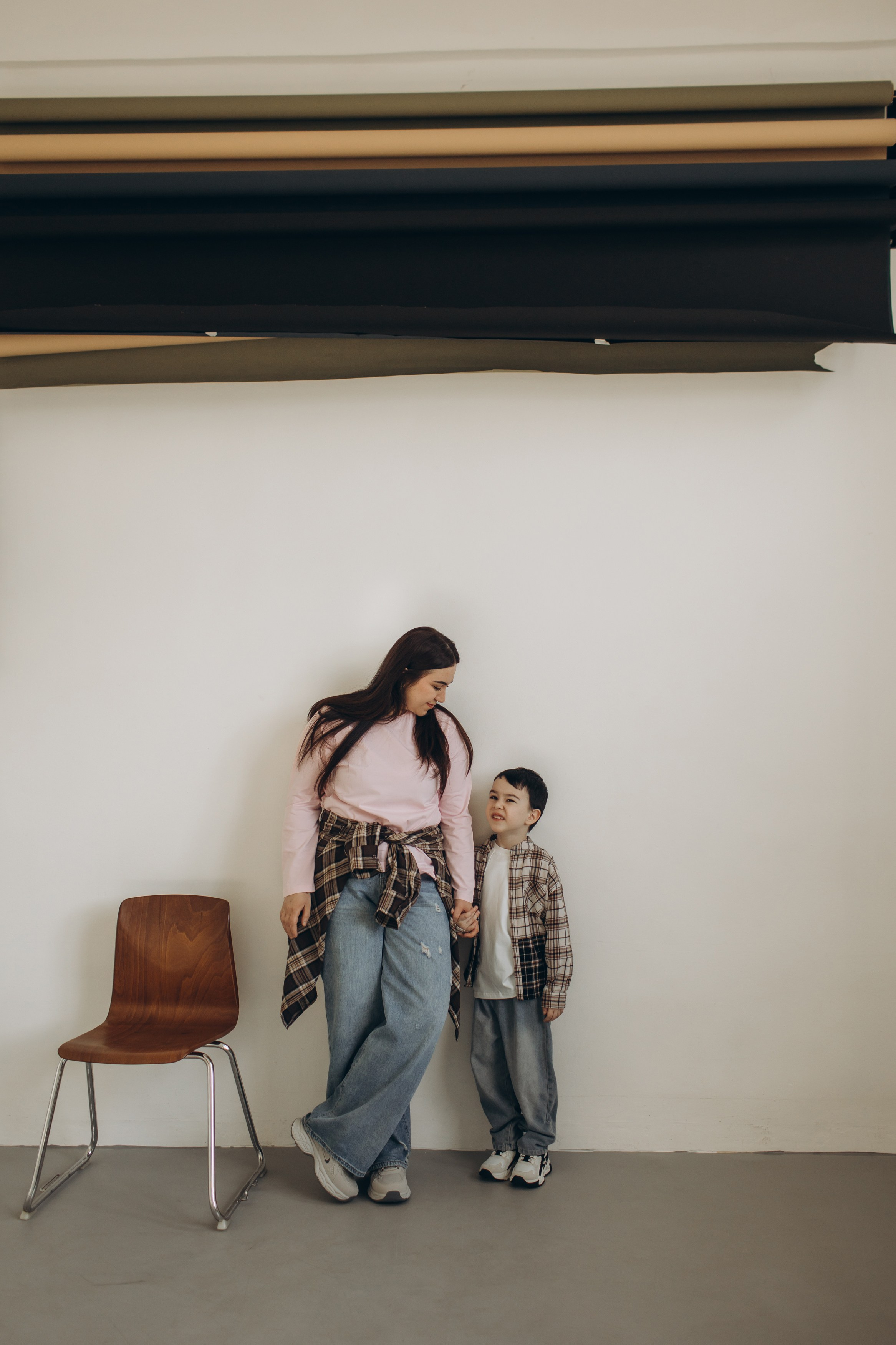 Фотосессия с попкорном фотосессия мама и сын. Фотограф Владимир Москва