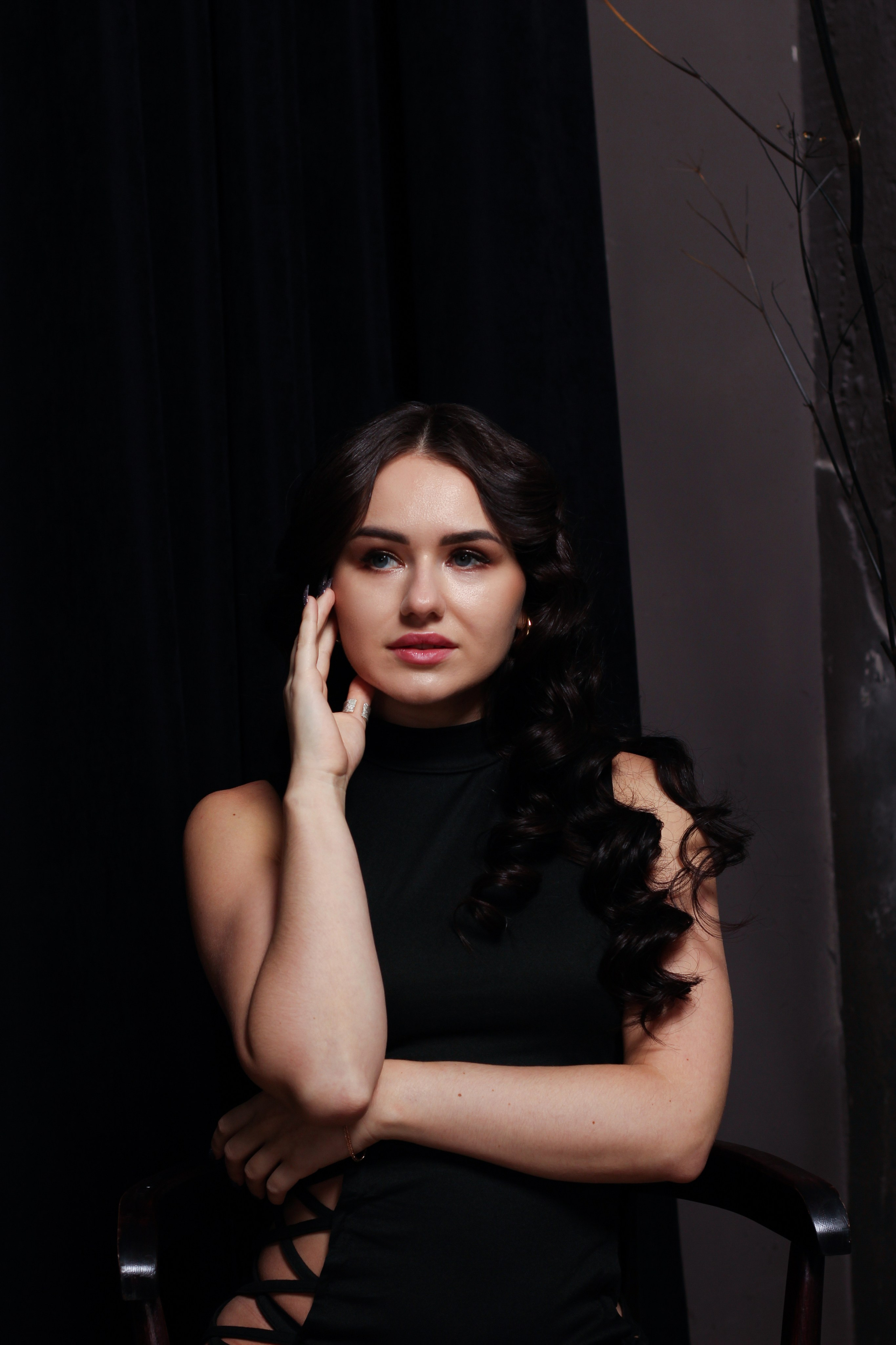 Новый Год в темной стилистике. Фотограф Красноярск