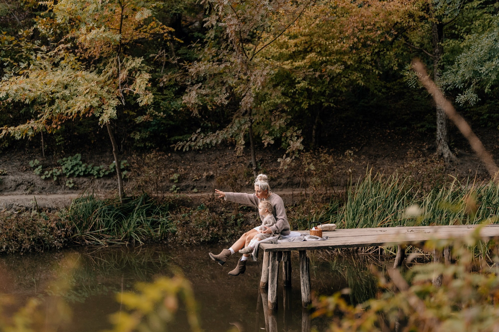 Семейная фотосессия в Персиковом саду — фотограф Жанна Шестопалова