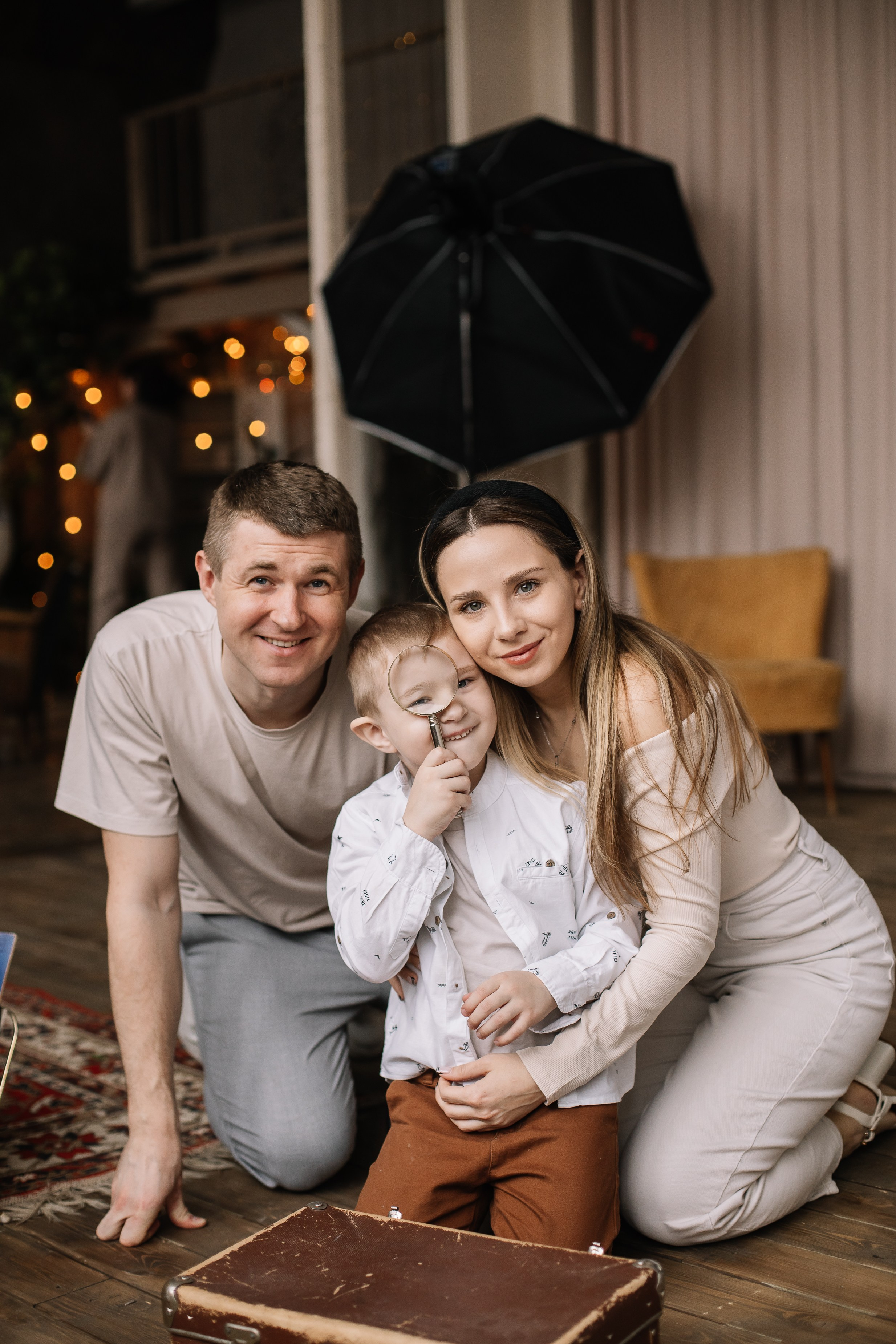 Наталья с большой семьей. Семейный фотограф Трусова Евгения в Екатеринбурге