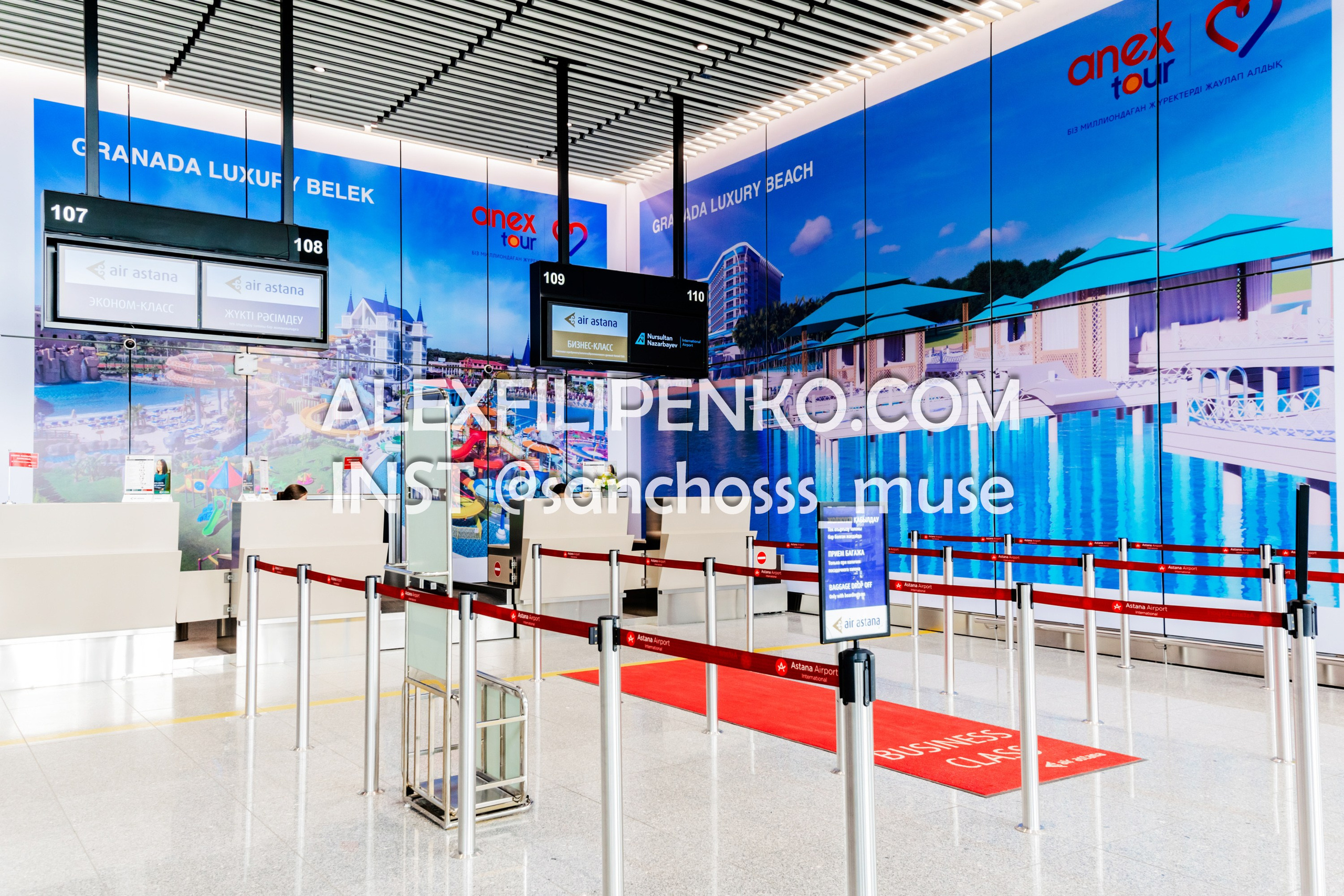 Фотосъемка для рекламного оператора MYD Production в Аэропорту Астаны. Фотограф интерьера недвижимости и архитектуры в Астане