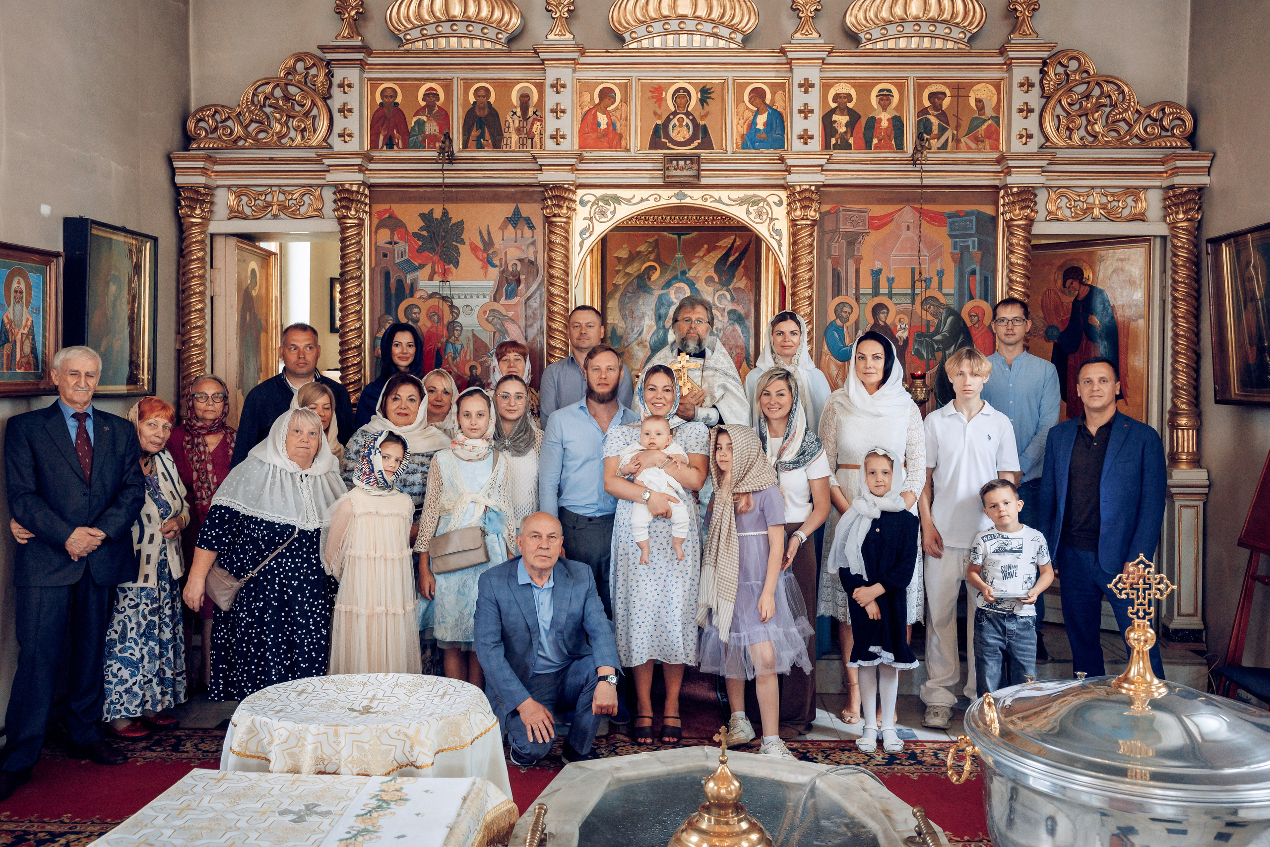 Крещение в Елоховском Богоявленном соборе. Профессиональный фотограф в Москве и Мо Мария Шантарёва