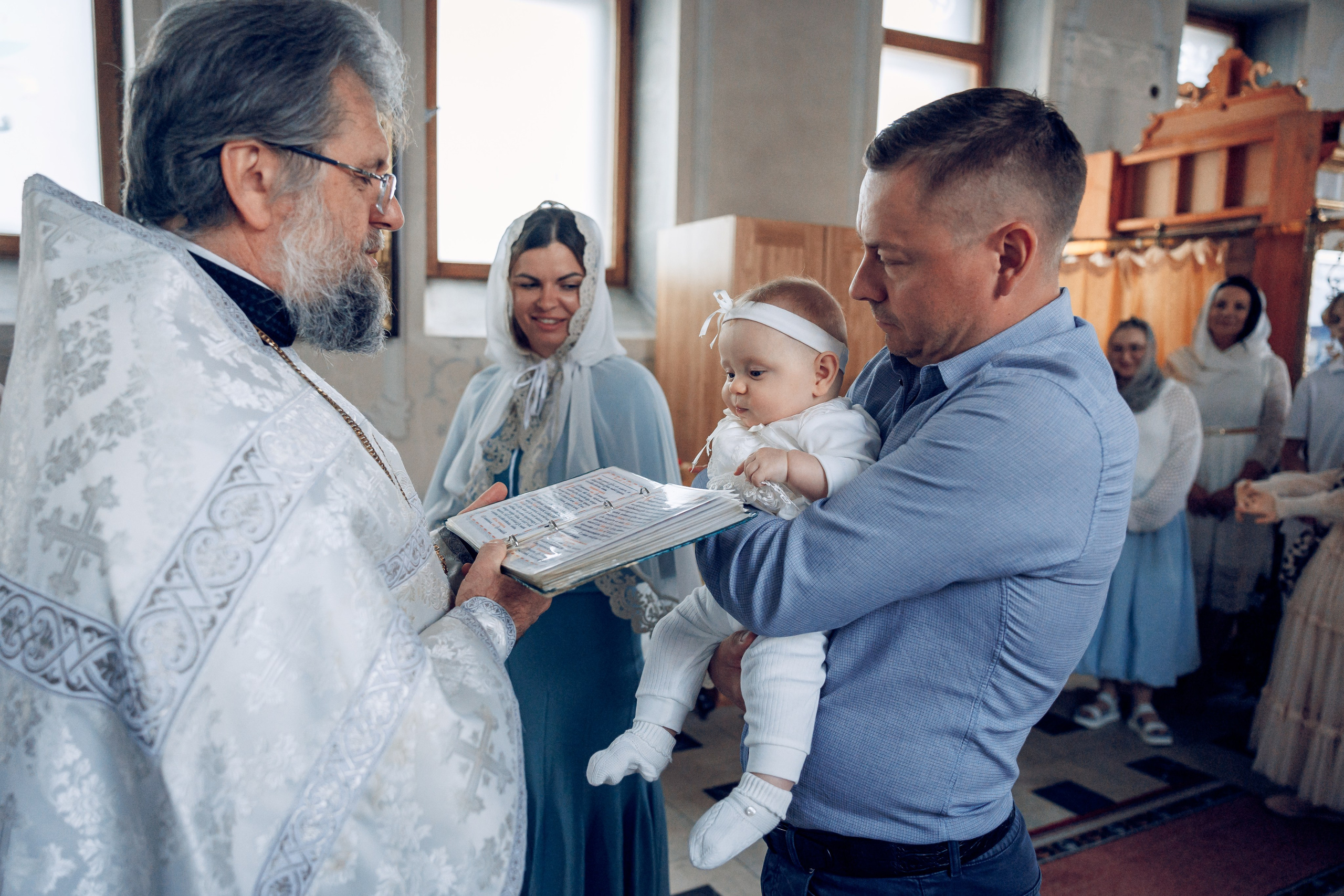 Крещение в Елоховском Богоявленном соборе. Профессиональный фотограф в Москве и Мо Мария Шантарёва