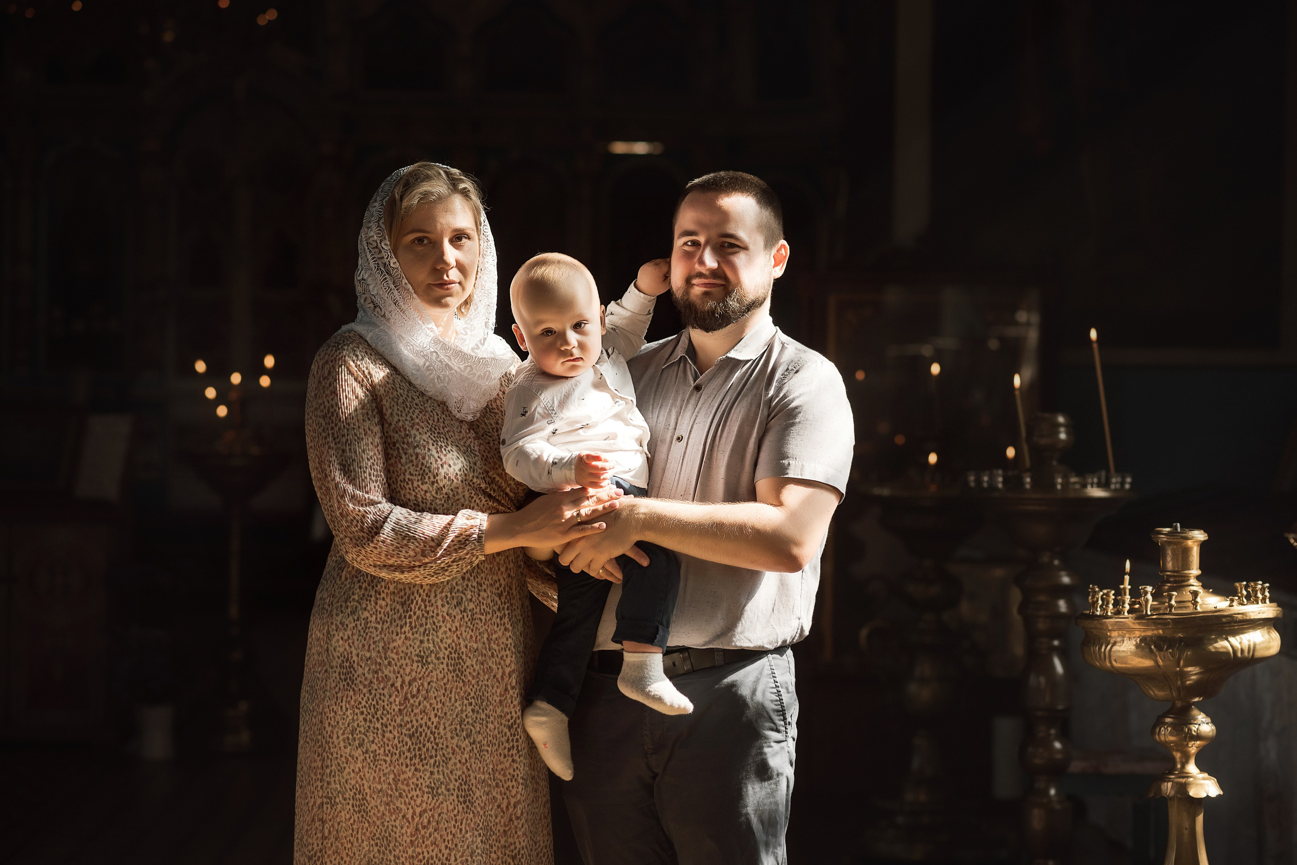 Крещение Ивана _ Храм Преображения Господня. Семейный фотограф в Ростове-на-Дону Татьяна Литвинова