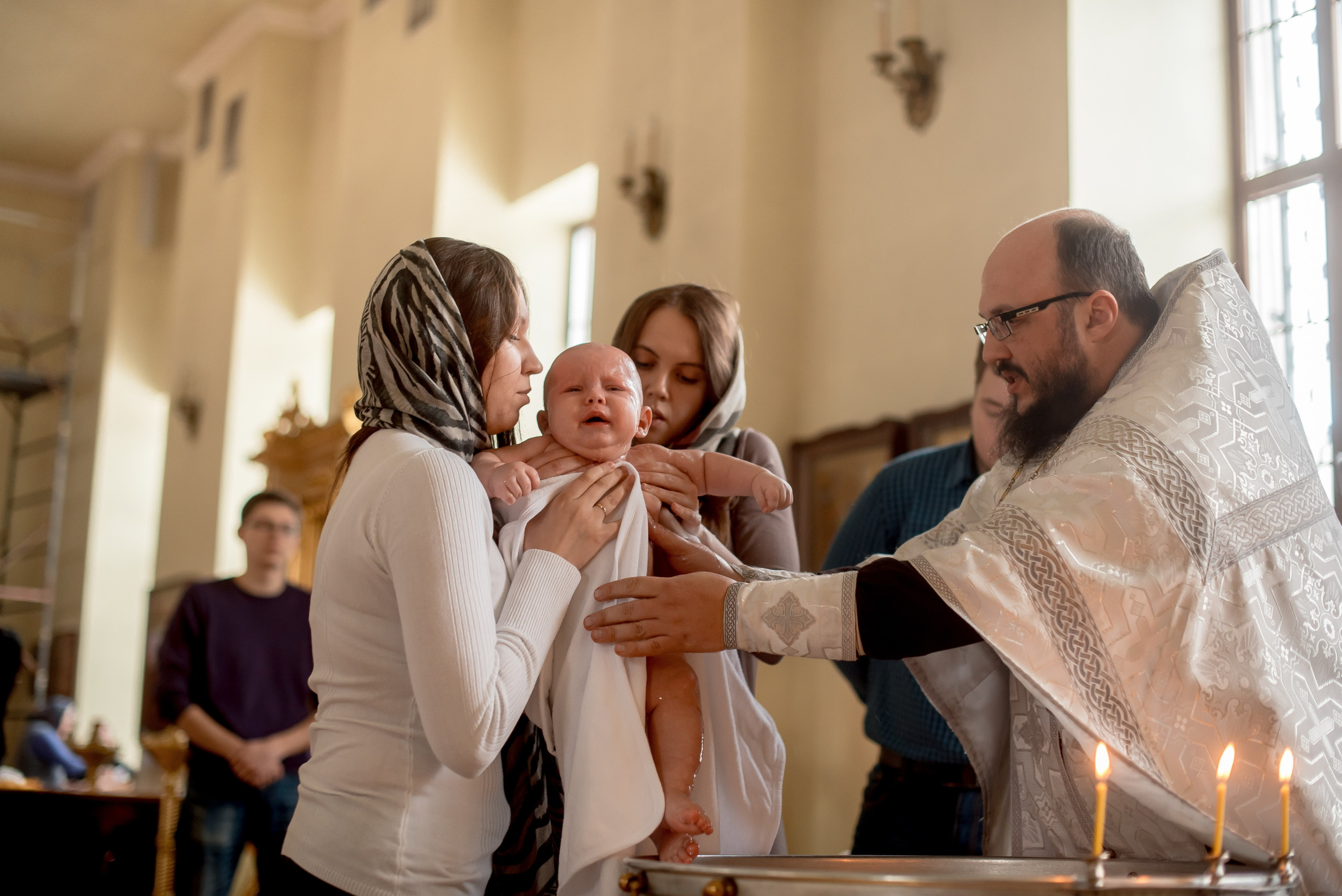 Крещение Максима. Фотограф Мария Стрелкова
