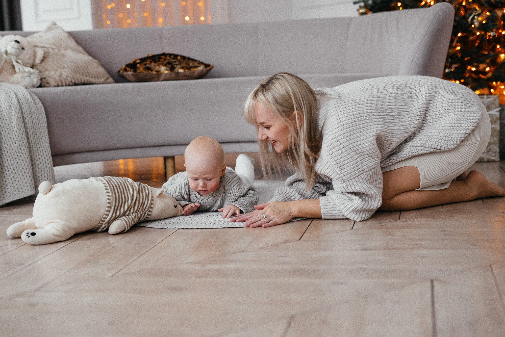 Новогодняя семейная история в студии