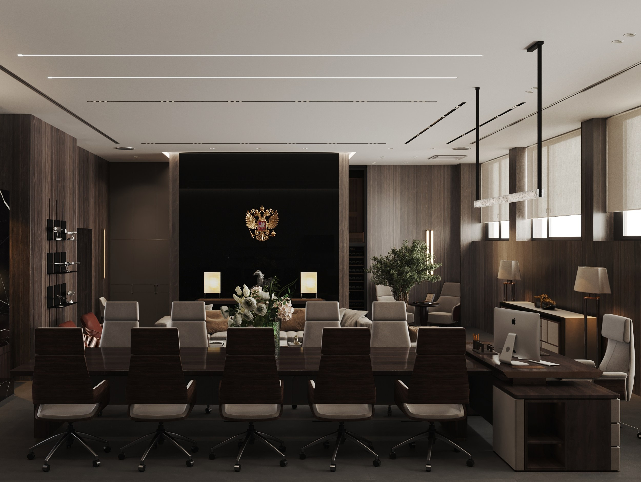 VIP Конференц-зал2. Интерьерный 3Д Визуализатор Маргарита Оберемко