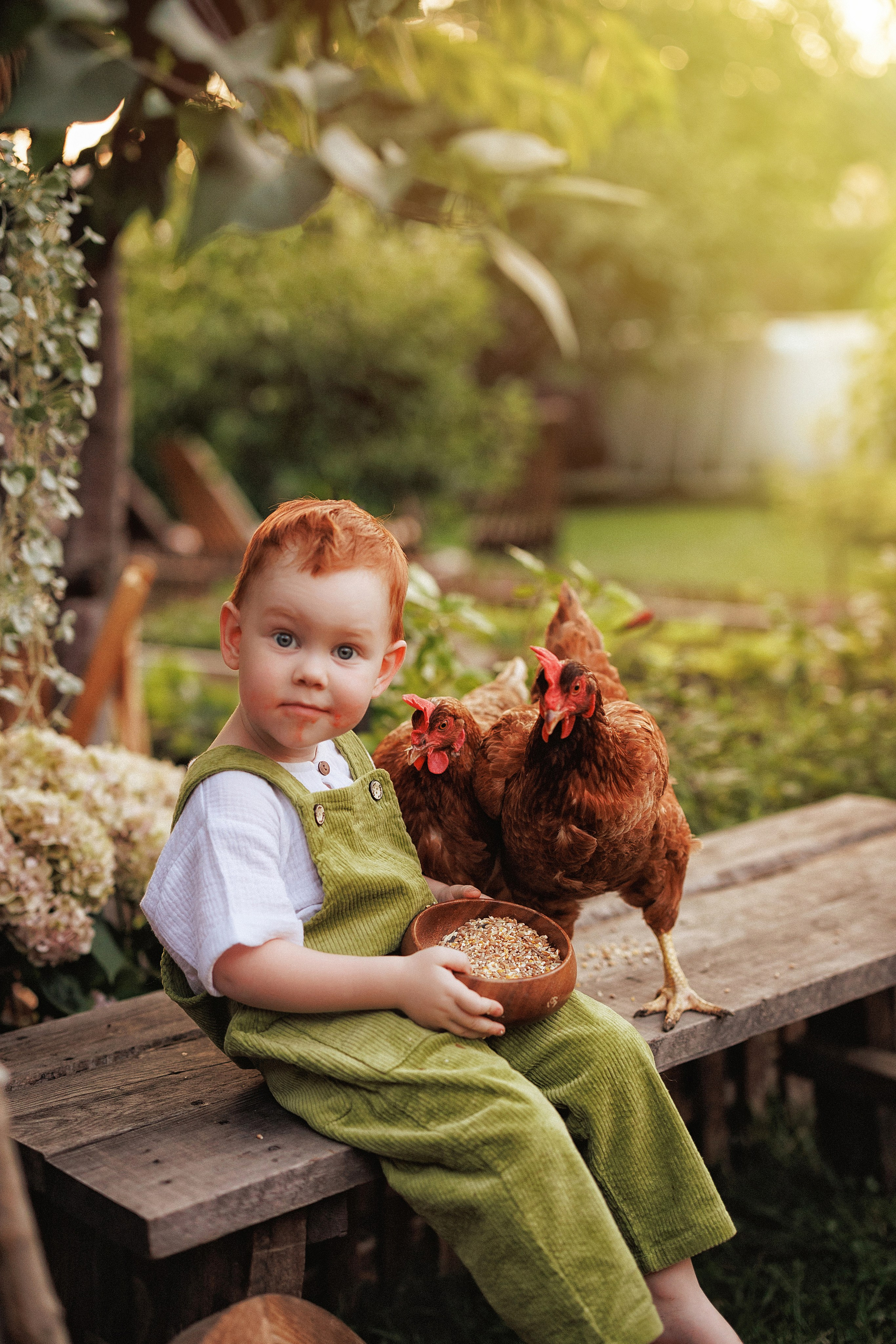 Семейная фотосессия в деревенском стиле, фотостудия «Теплица», город Краснодар. Семейный и детский фотограф в Краснодаре Анна Трашкова