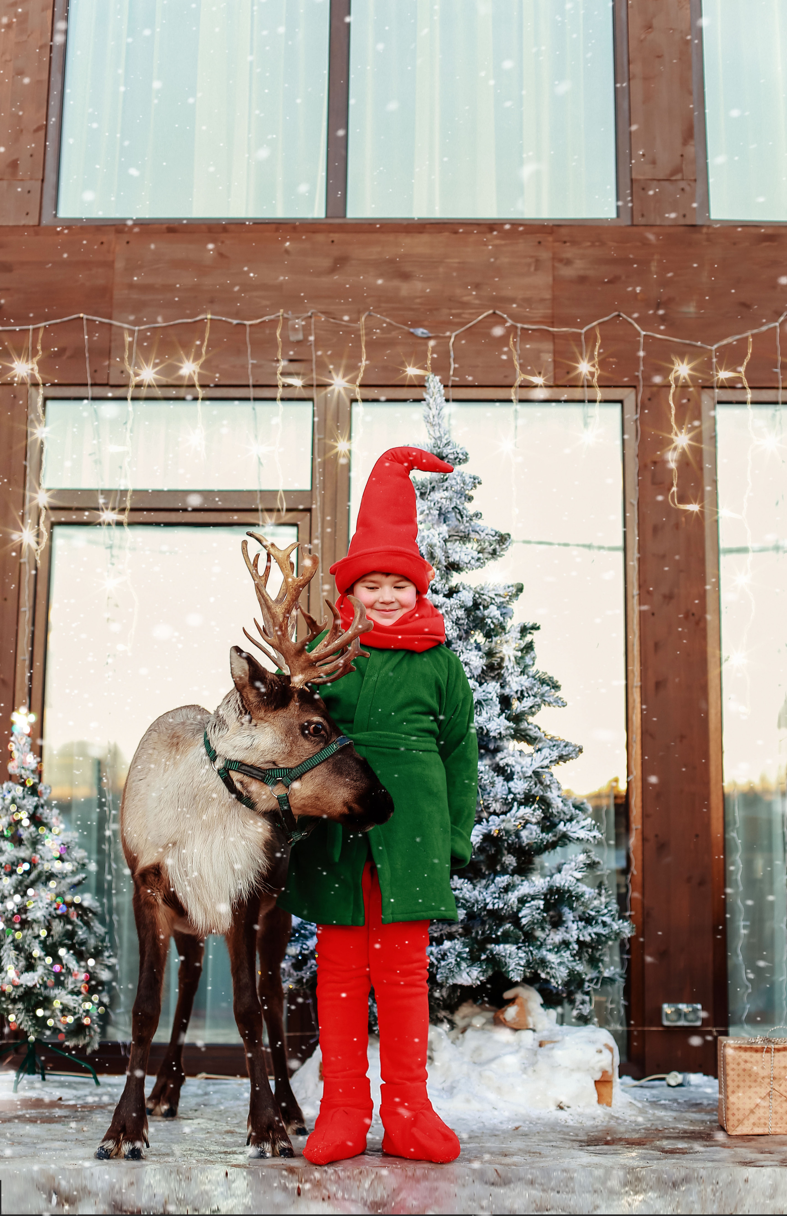 Детская фотосессия с оленем. Иванова Ирина Свадебный и семейный фотограф г. Уфа