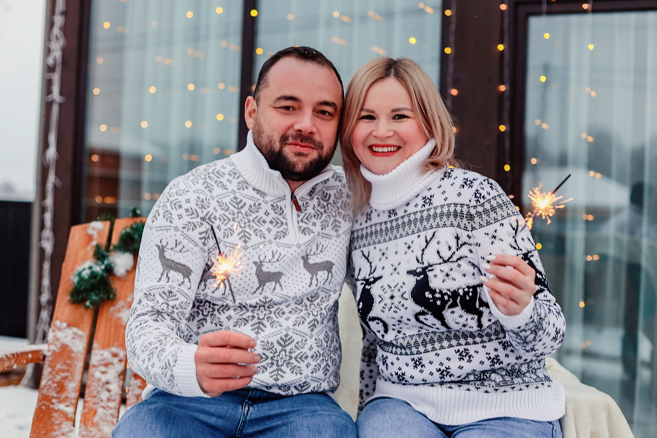 Фотосессия с оленем. 2 гномика. Иванова Ирина Свадебный и семейный фотограф г. Уфа